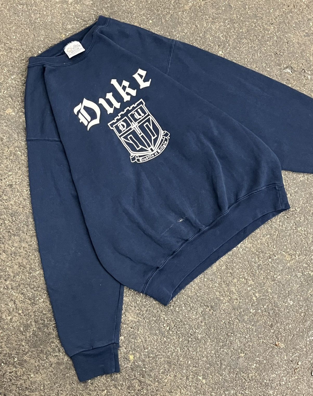 Vintage Duke university vintage boxy fit crewneck streetwear hype Size US M / EU 48-50 / 2 - 1 Thumbnail