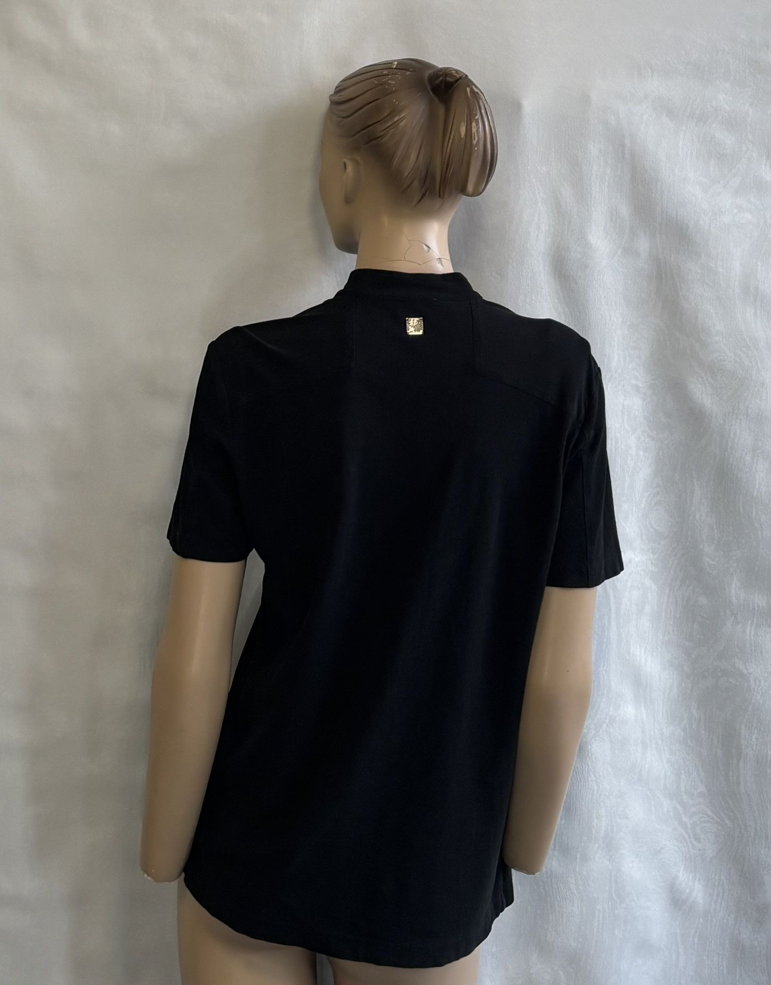 Versace Versace Collection Black T-Shirt 1/4 zip size. L Size L / US 10 / IT 46 - 3 Thumbnail