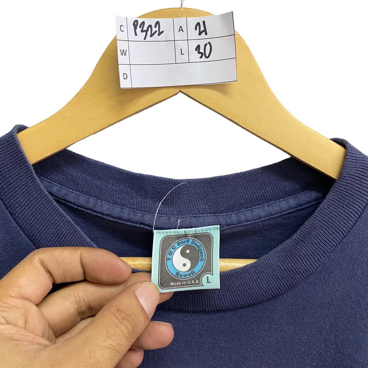 Vintage 90s T&C Surf Design Hawaii Single Stich Tshirt