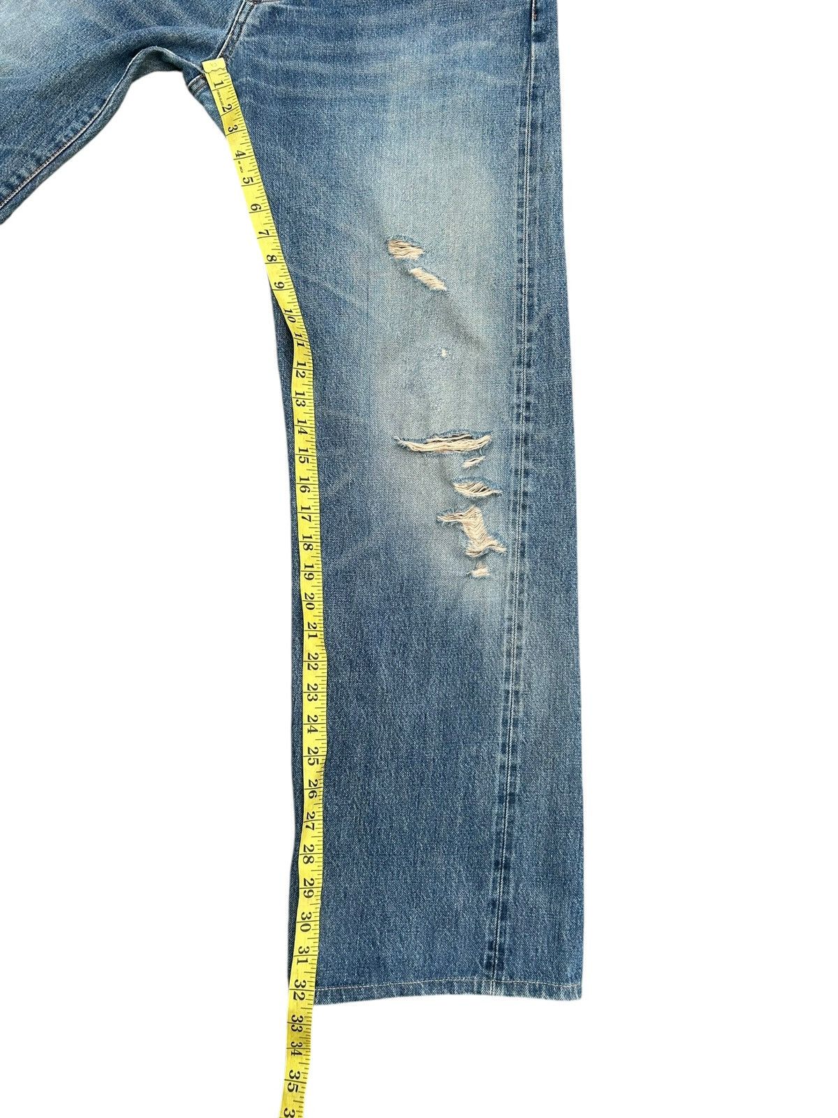 Kapital Vintage Studio Dartisan Selvedge Distressed Denim Jeans Size US 32 / EU 48 - 22 Thumbnail