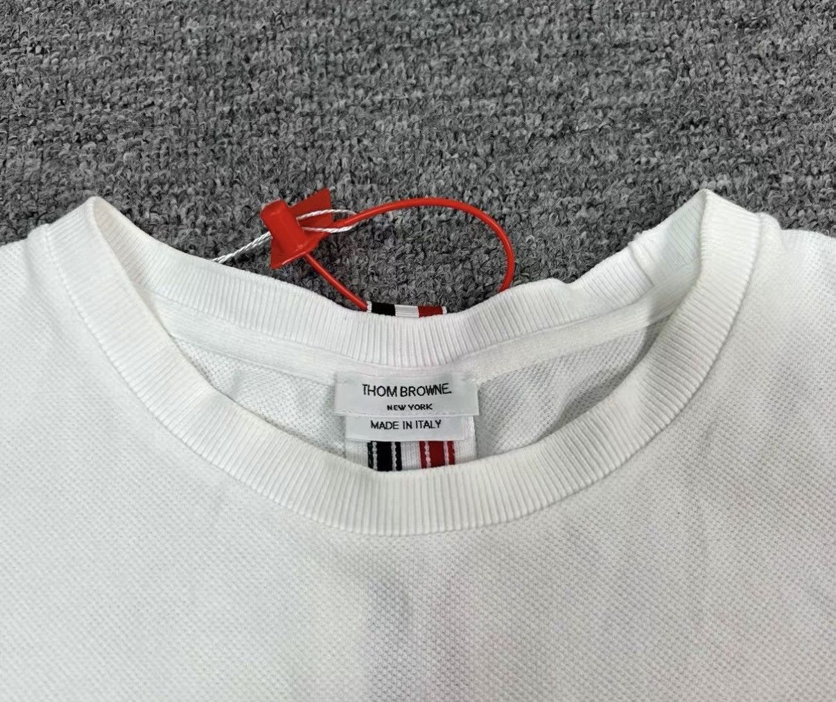 Thom Browne Thom Browne TB Striped Short Sleeve Polo Shirt J16 Size US S / EU 44-46 / 1 - 5 Thumbnail