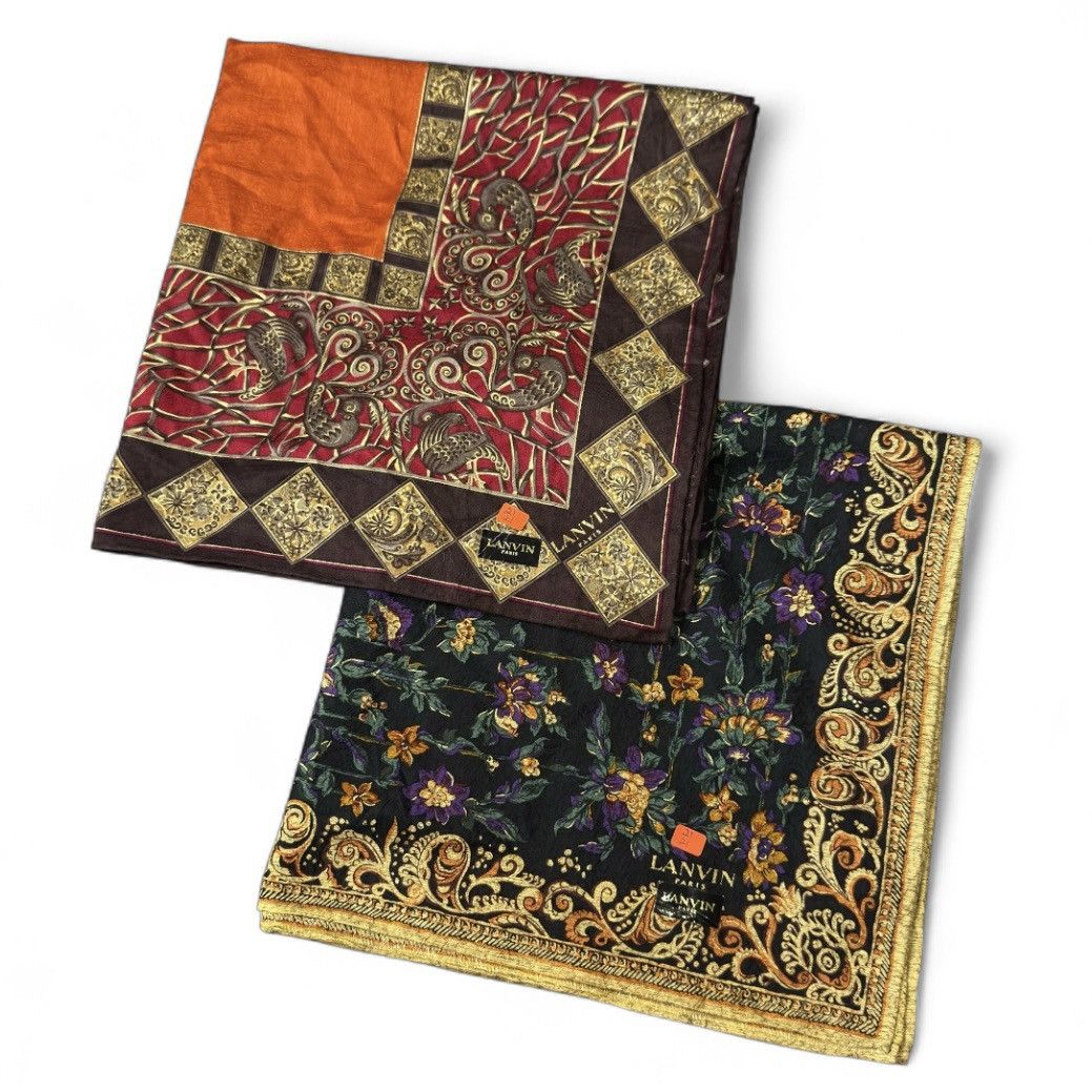 Lanvin 🔥Handkerchief | Neckerchief | Bandana | Pocket-square | Size ONE SIZE - 1 Thumbnail