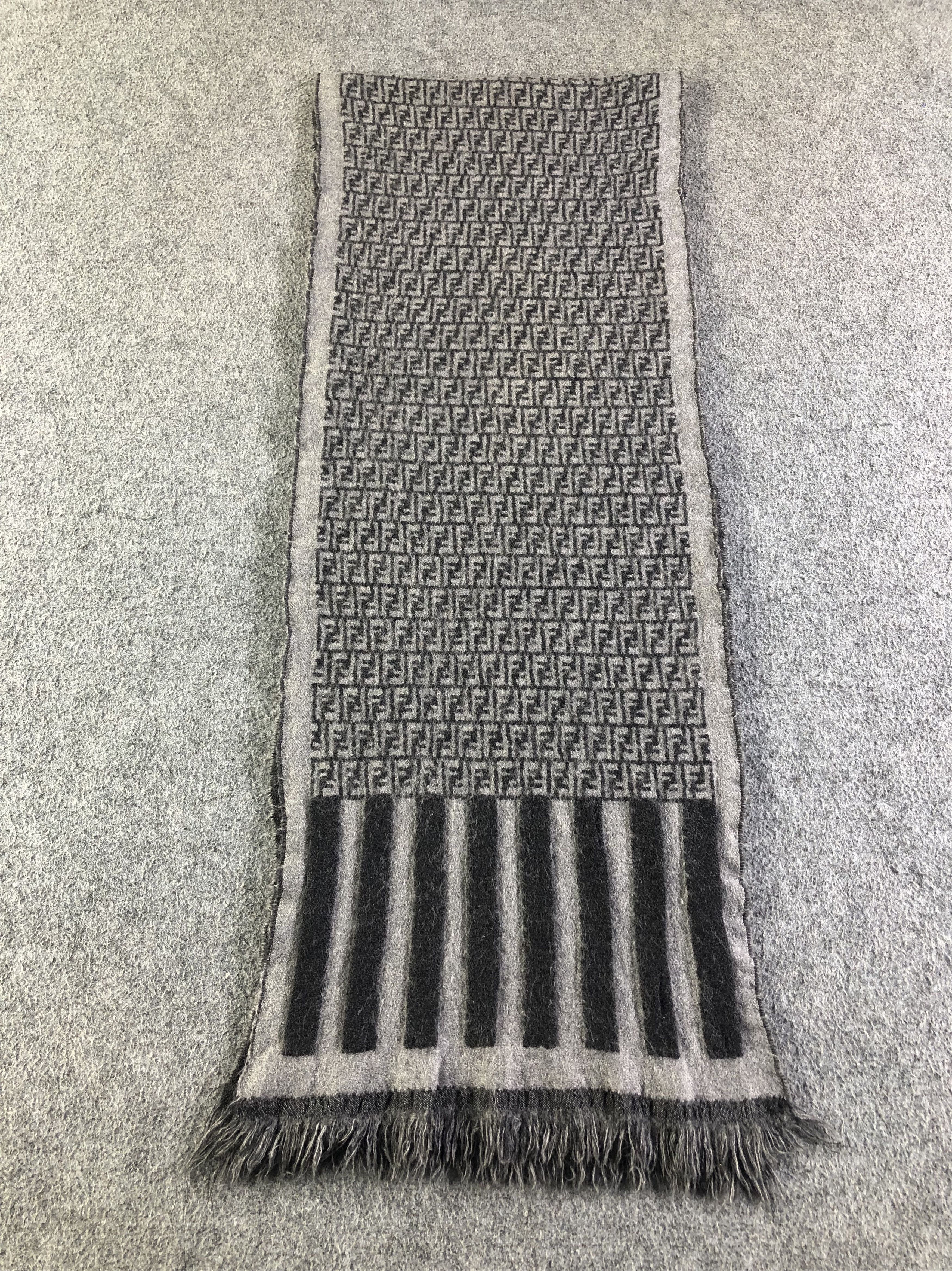 Fendi Fendi FF Monogram Scarf / Muffler / Neckwear SS1369 Size ONE SIZE - 4 Thumbnail
