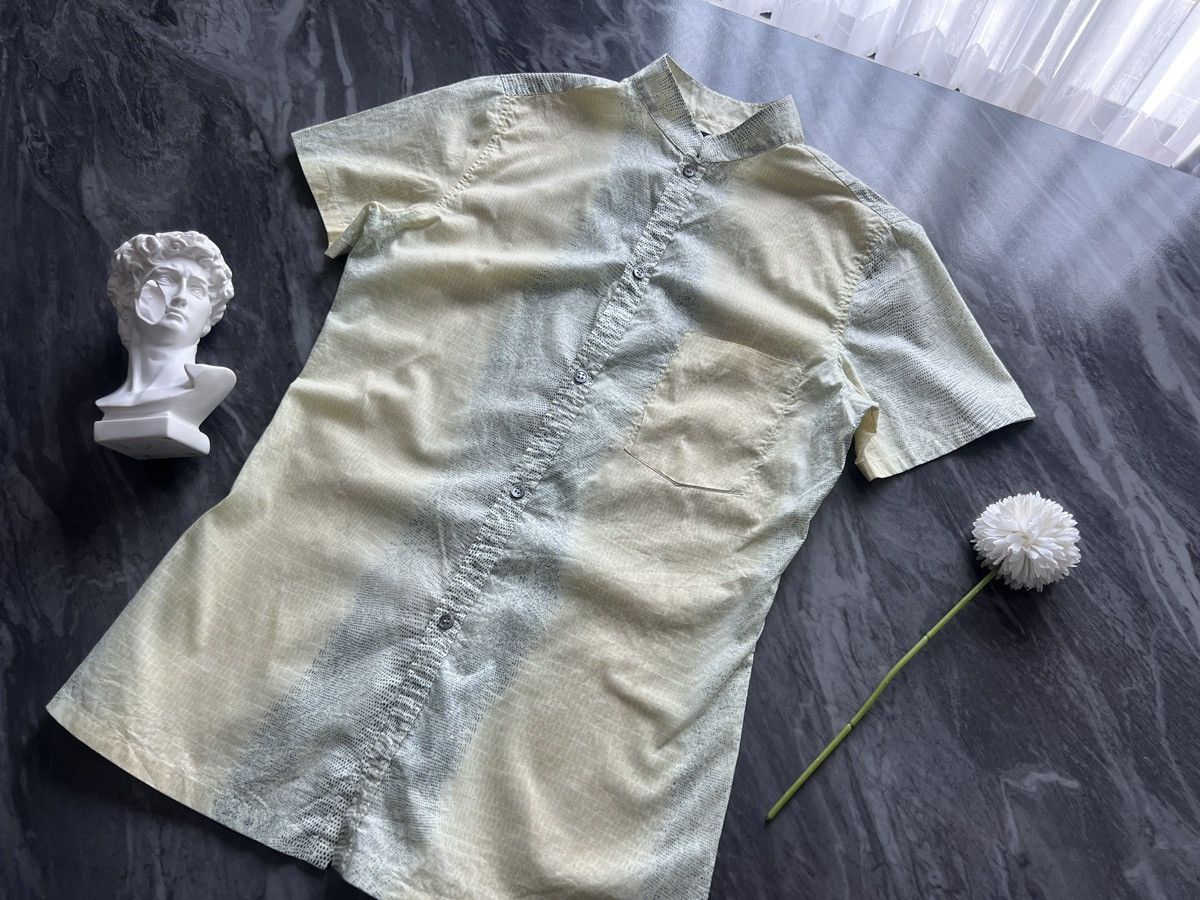 A.P.C. A.P.C : Snake Skin Two Tone Button Ups Size S / US 4 / IT 40 - 1 Thumbnail