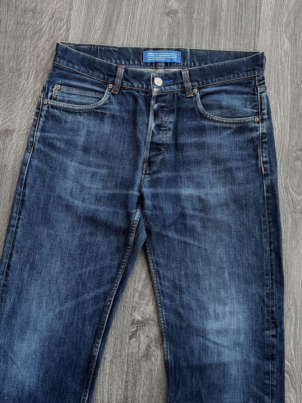 Adidas VIntage Adidas Original Denim Jeans Size US 32 / EU 48 - 3 Thumbnail