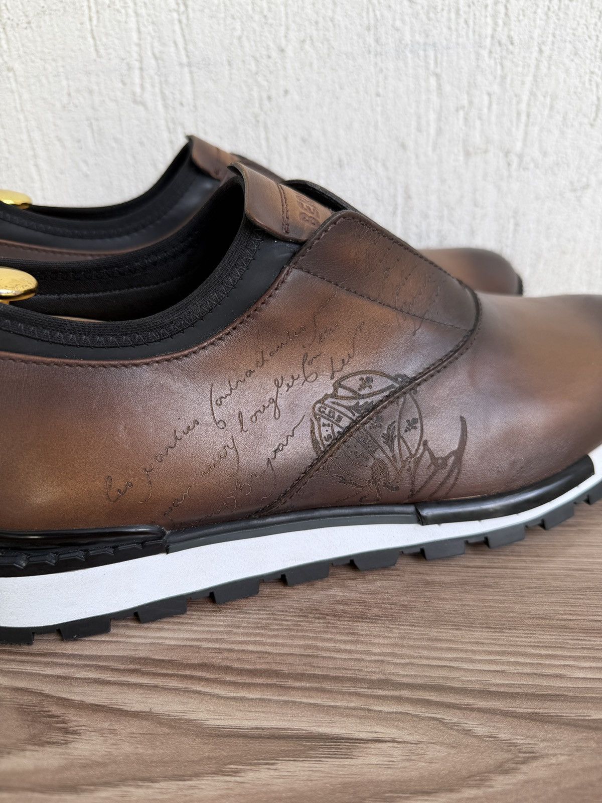 Berluti Fast track scritto slip on Size US 11 / EU 44 - 21 Thumbnail