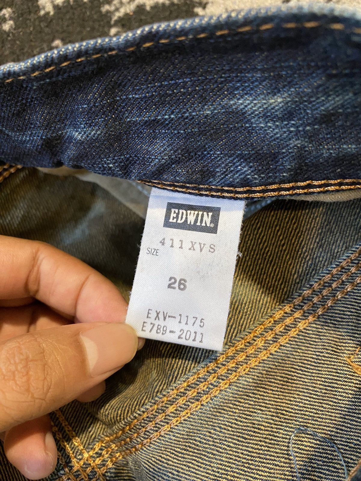Edwin Edwin Distressed Rusty Denim Jeans Vintage Japanese Brand Size US 26 / EU 42 - 18 Thumbnail