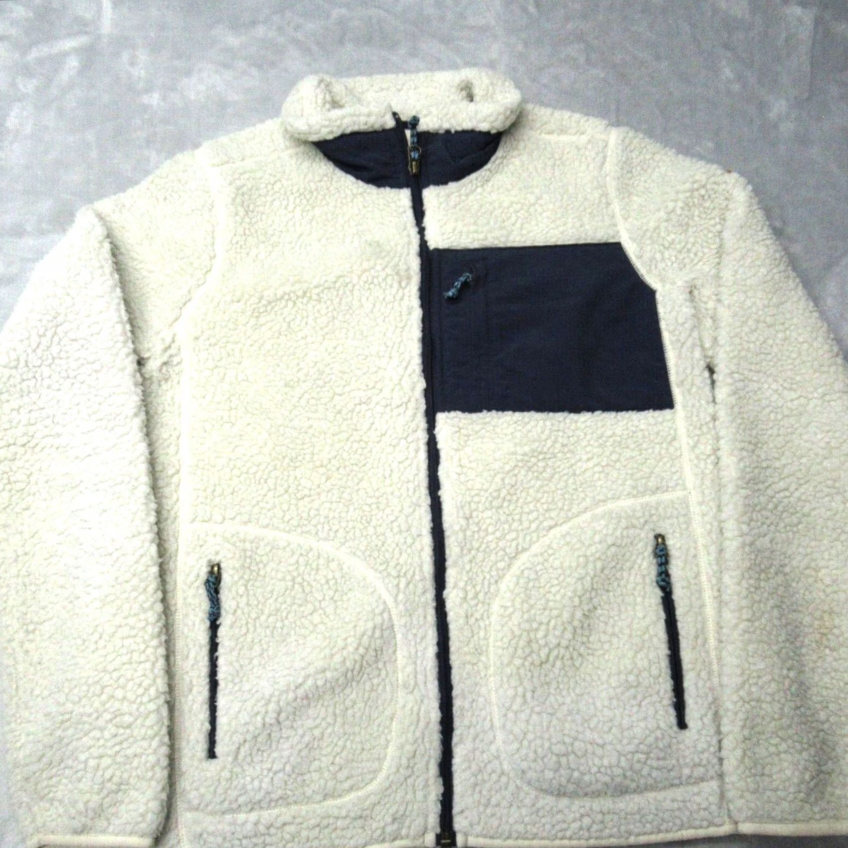 Burton Burton Jacket Womens Small Cream Bombay Deep Pile Sherpa Fleece Full Zip Size S / US 4 / IT 40 - 5 Thumbnail