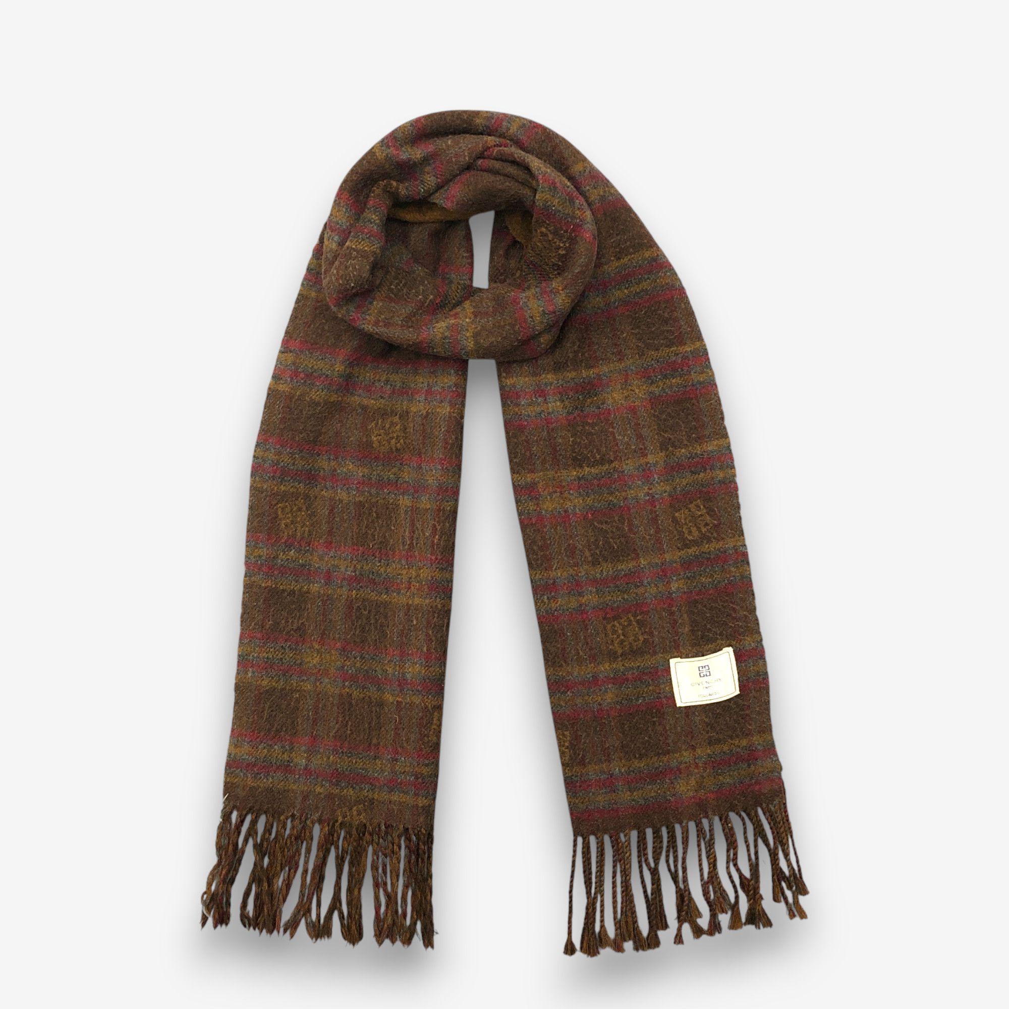 Givenchy Vintage Givenchy Scarf Muffler Wool Cashmere Scarves Size ONE SIZE - 1 Thumbnail