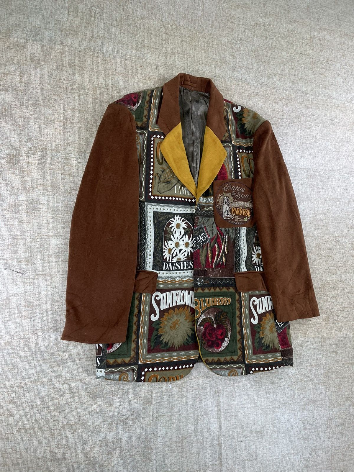 Designer × Vintage VINTAGE FARNESE JAPAN Designer Full Print Art Jacket Size US M / EU 48-50 / 2 - 3 Thumbnail