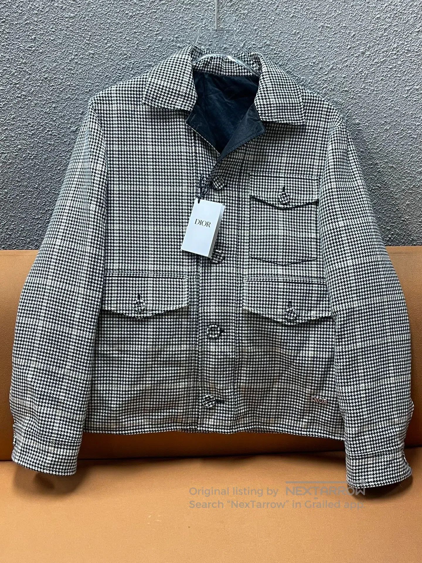Dior Dior Houndstooth Men's Jacket. Size US S / EU 44-46 / 1 - 1 Thumbnail