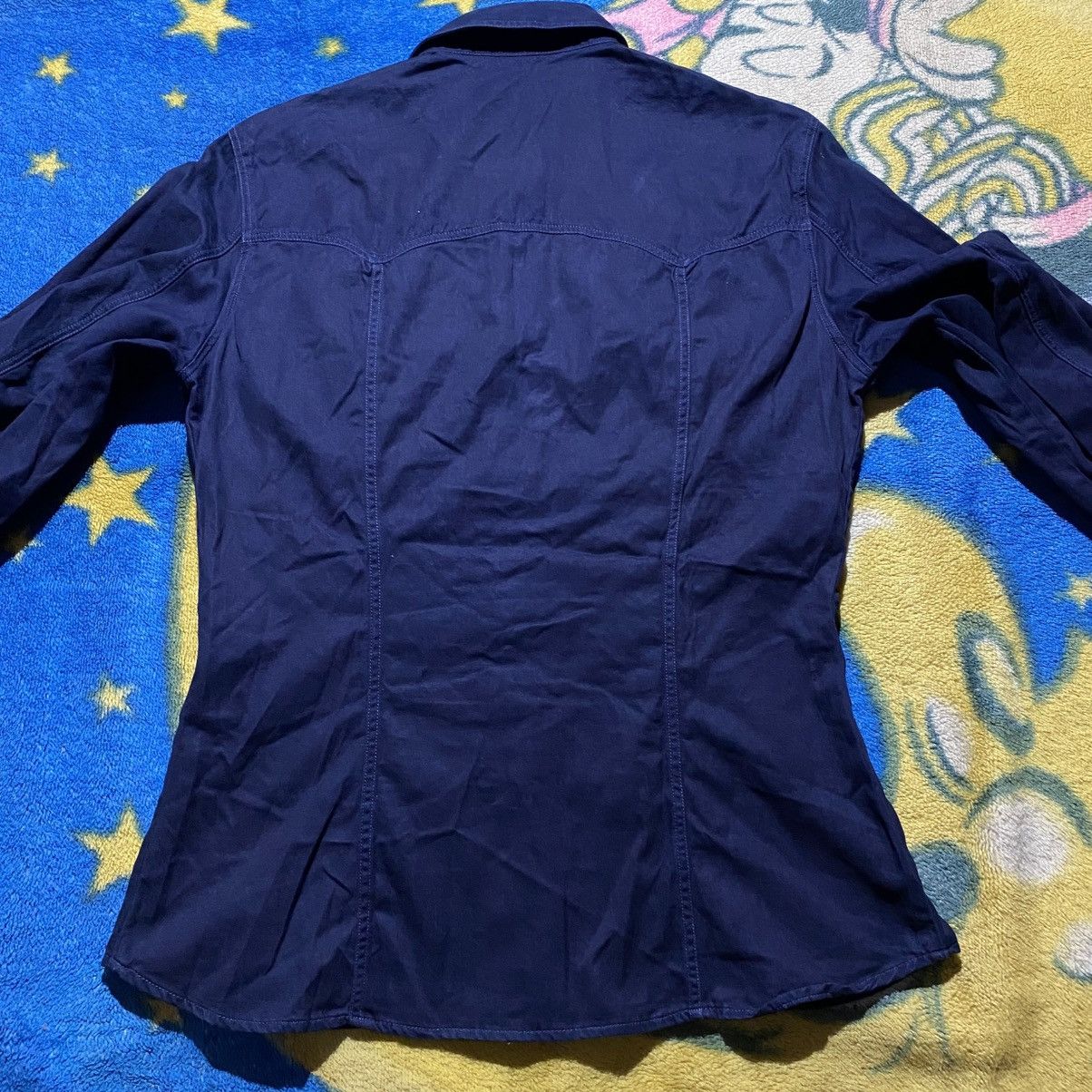 Versace Jeans Couture Indigo Versace Jeans Couture Button Up Shirt Size S / US 4 / IT 40 - 3 Thumbnail