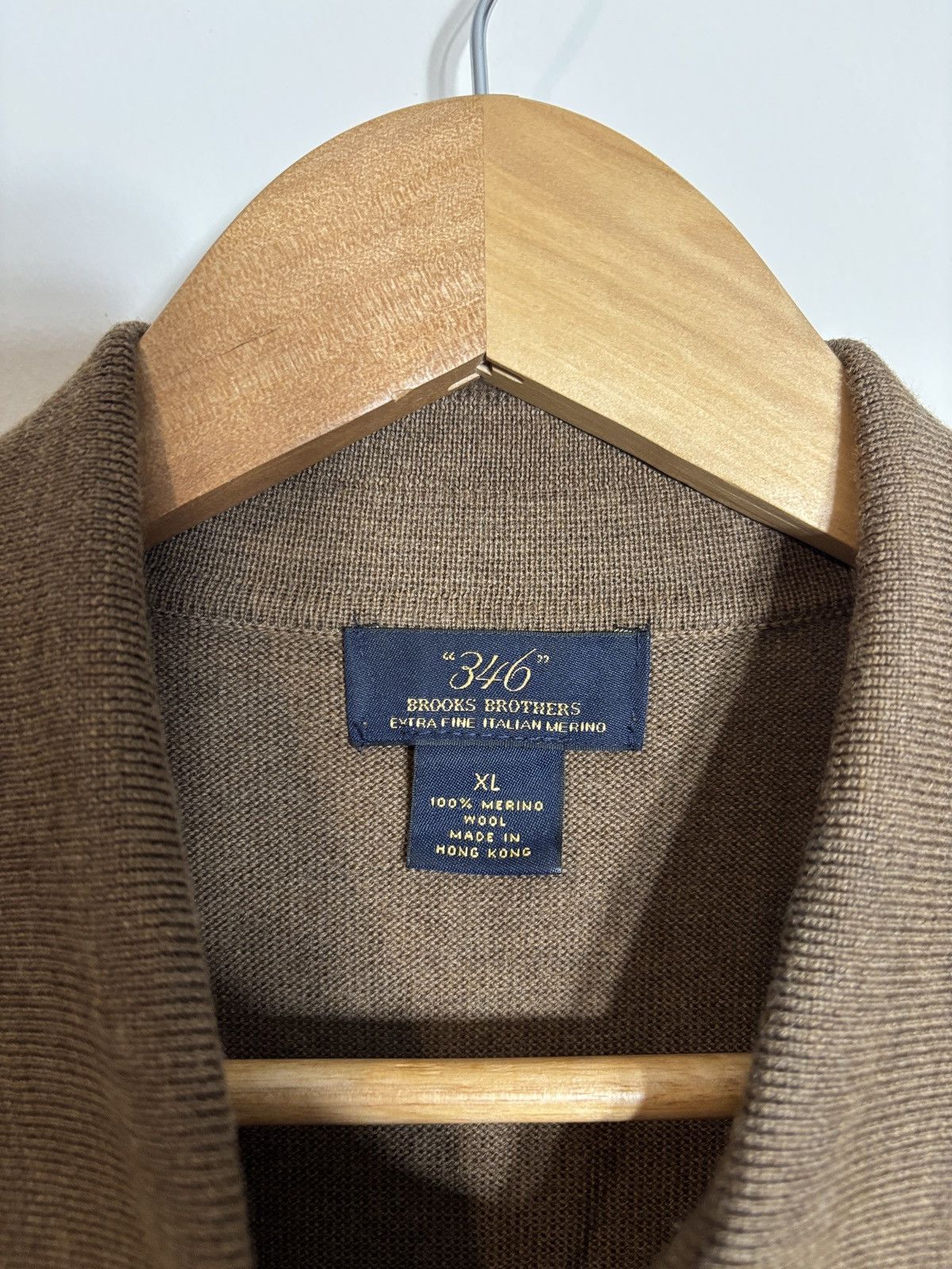 Brooks Brothers Brooks Brothers 346 Merino Wool Rugby Polo Sweater XL Size US XL / EU 56 / 4 - 3 Thumbnail