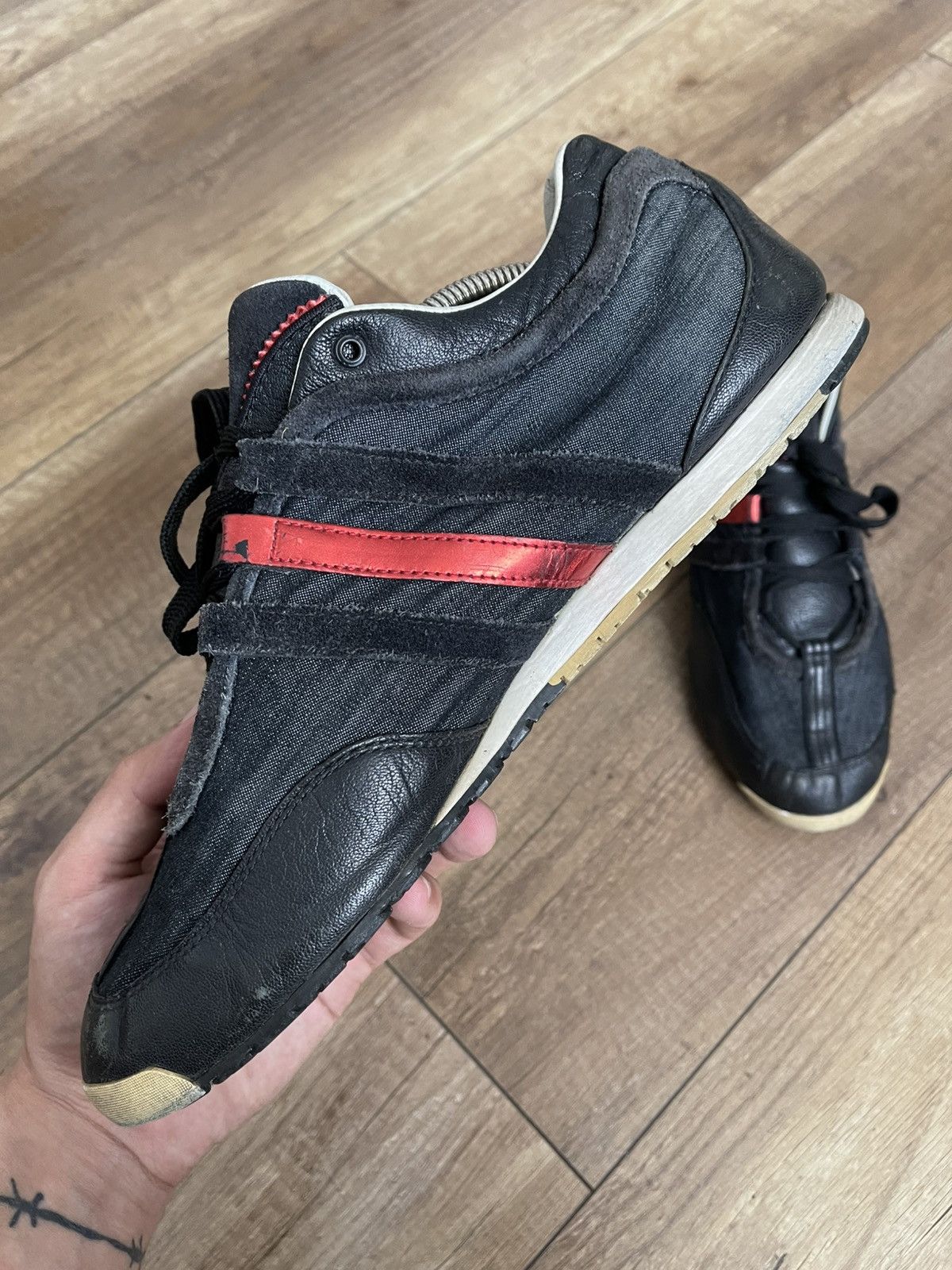 Y-3 Adidas Y-3 Yohji Yamamoto Sneakers Shoes Low Top Size US 10.5 / EU 43-44 - 8 Thumbnail