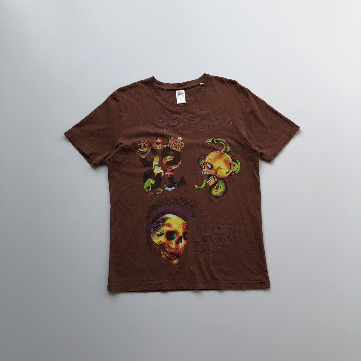Ed Hardy Ed Hardy by Christian Audigier Skull Logo Vintage T-Shirt Size US M / EU 48-50 / 2 - 1 Thumbnail