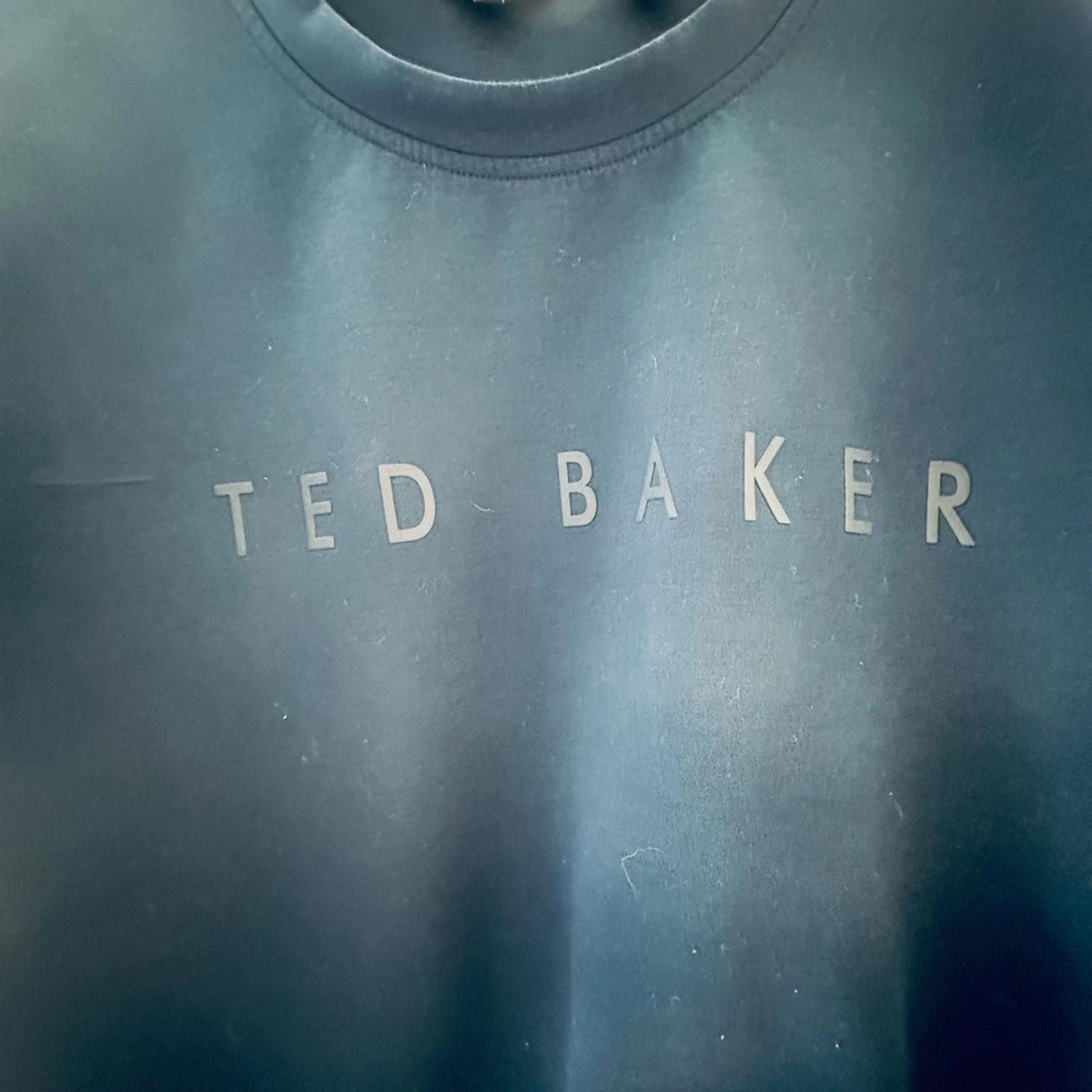 Ted Baker Ted Baker Deep Blue Sweatshirt Sz. S Size US S / EU 44-46 / 1 - 4 Thumbnail