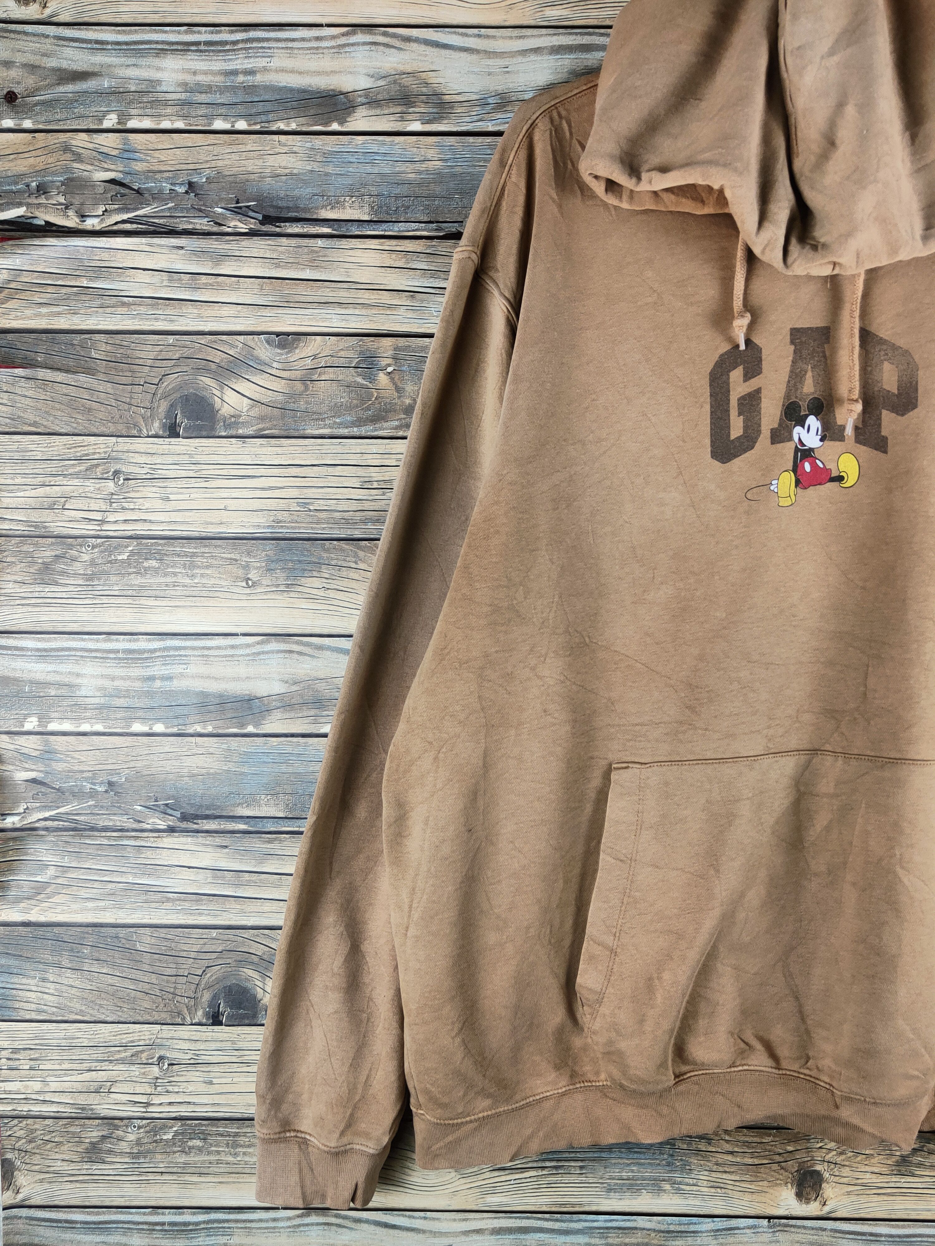 Gap Faded Gap x Disney Light Brown Hoodie Sweatshirts Size US XL / EU 56 / 4 - 3 Thumbnail