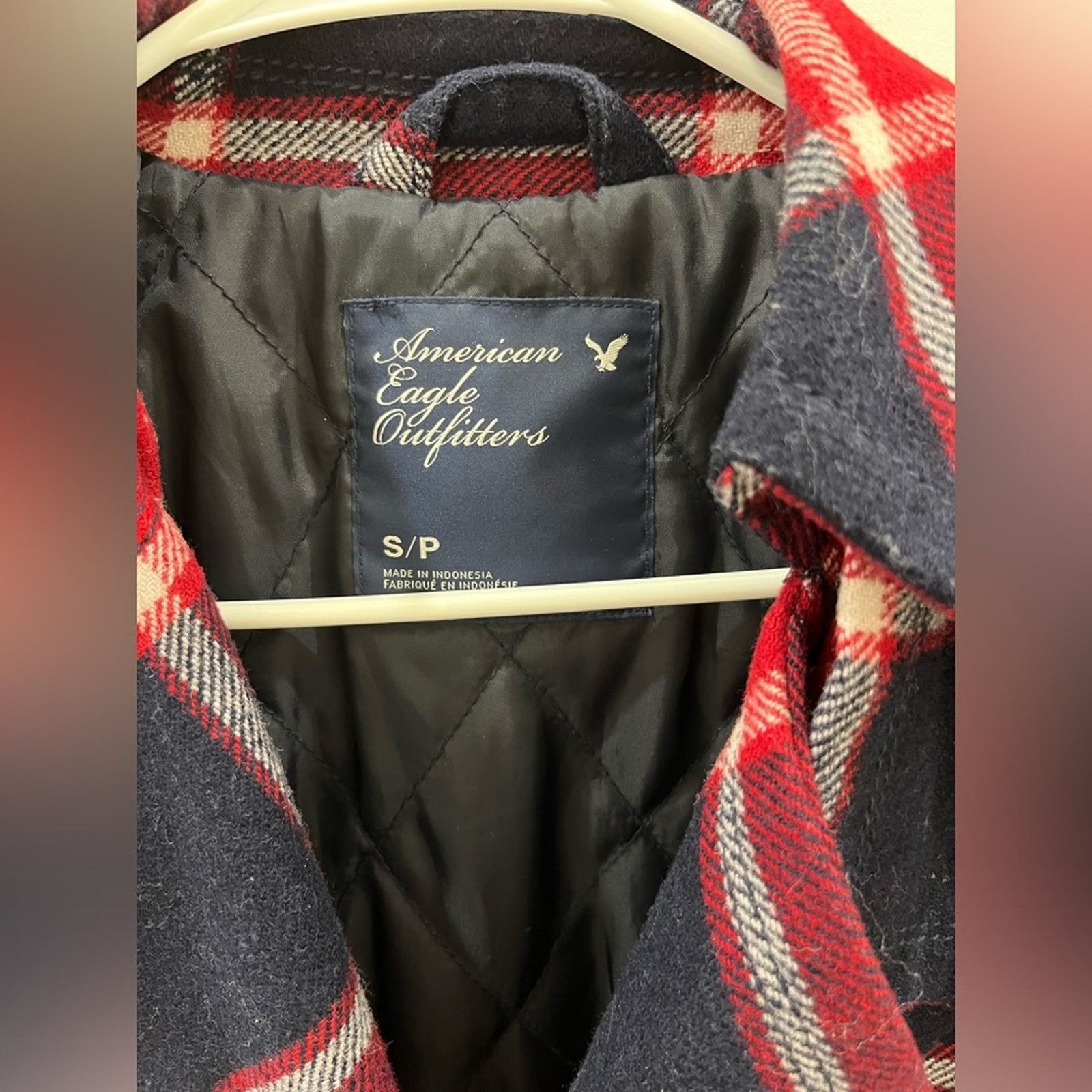 American Eagle Outfitters American Eagle Outfitters Plaid Pea Coat Size S Women’s Size S / US 4 / IT 40 - 2 Thumbnail