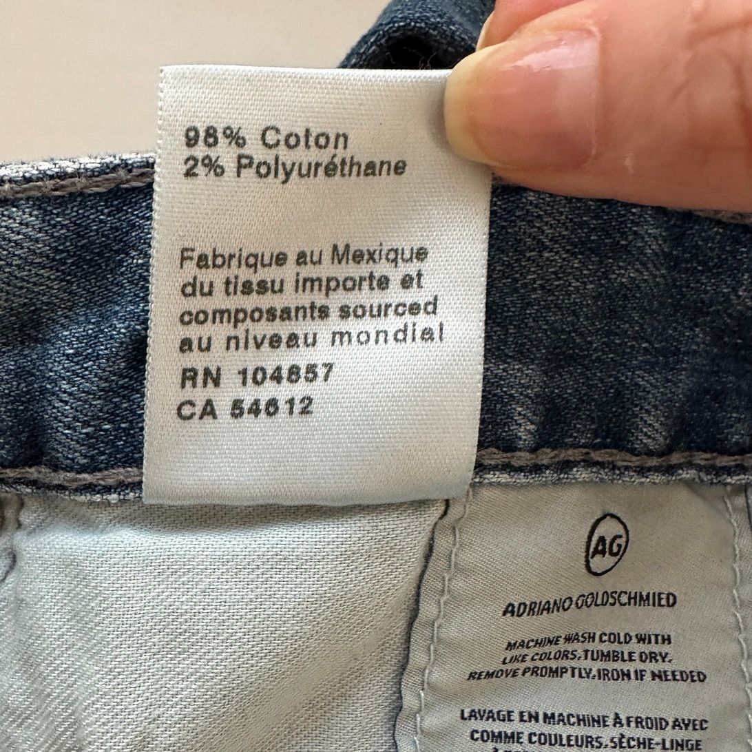 AG Adriano Goldschmied AG The Sloan Jeans Medium Wash Women US 29 Straight Leg Size 29" - 9 Thumbnail