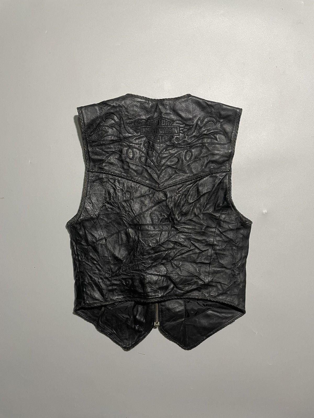 Harley Davidson Genuine Leather Harley Davidson Vest Size XS / US 0-2 / IT 36-38 - 7 Thumbnail