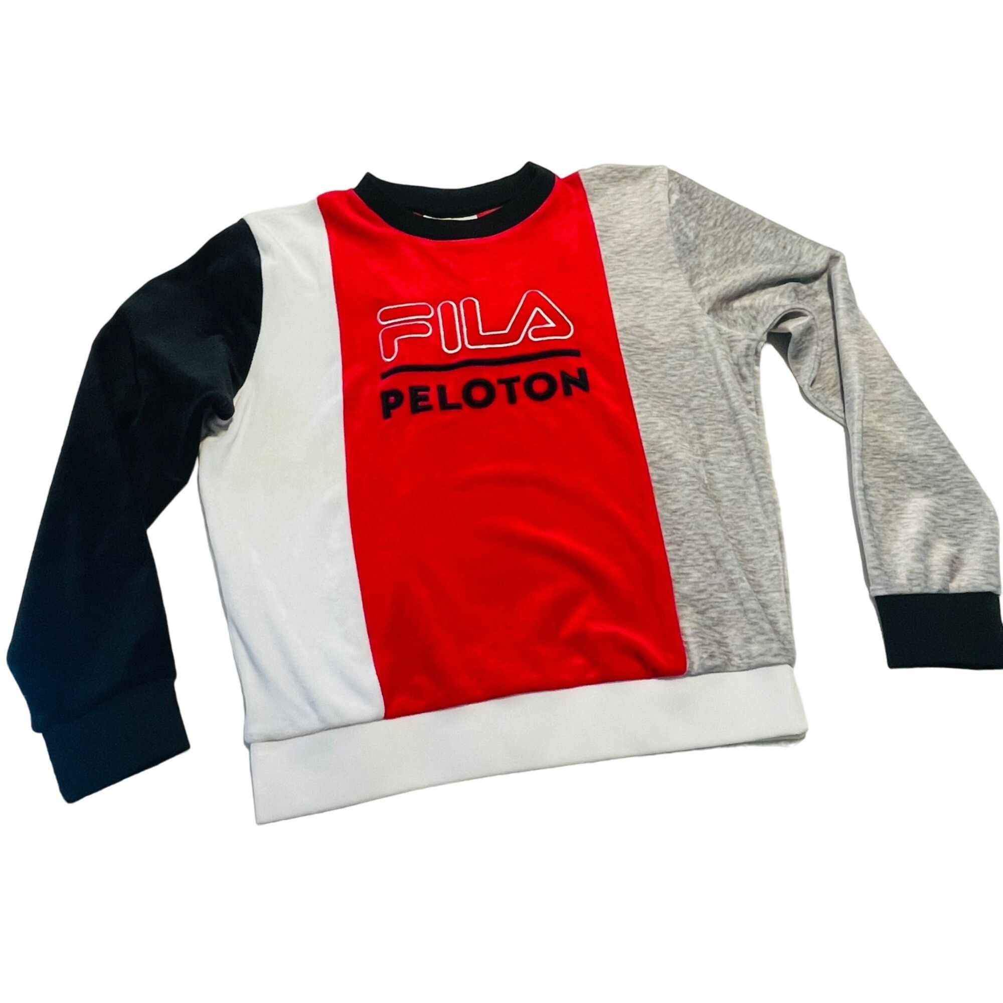 Fila Fila Peloton Color Block Soft Velour Sweatshirt Women Size L Size L / US 10 / IT 46 - 1 Thumbnail