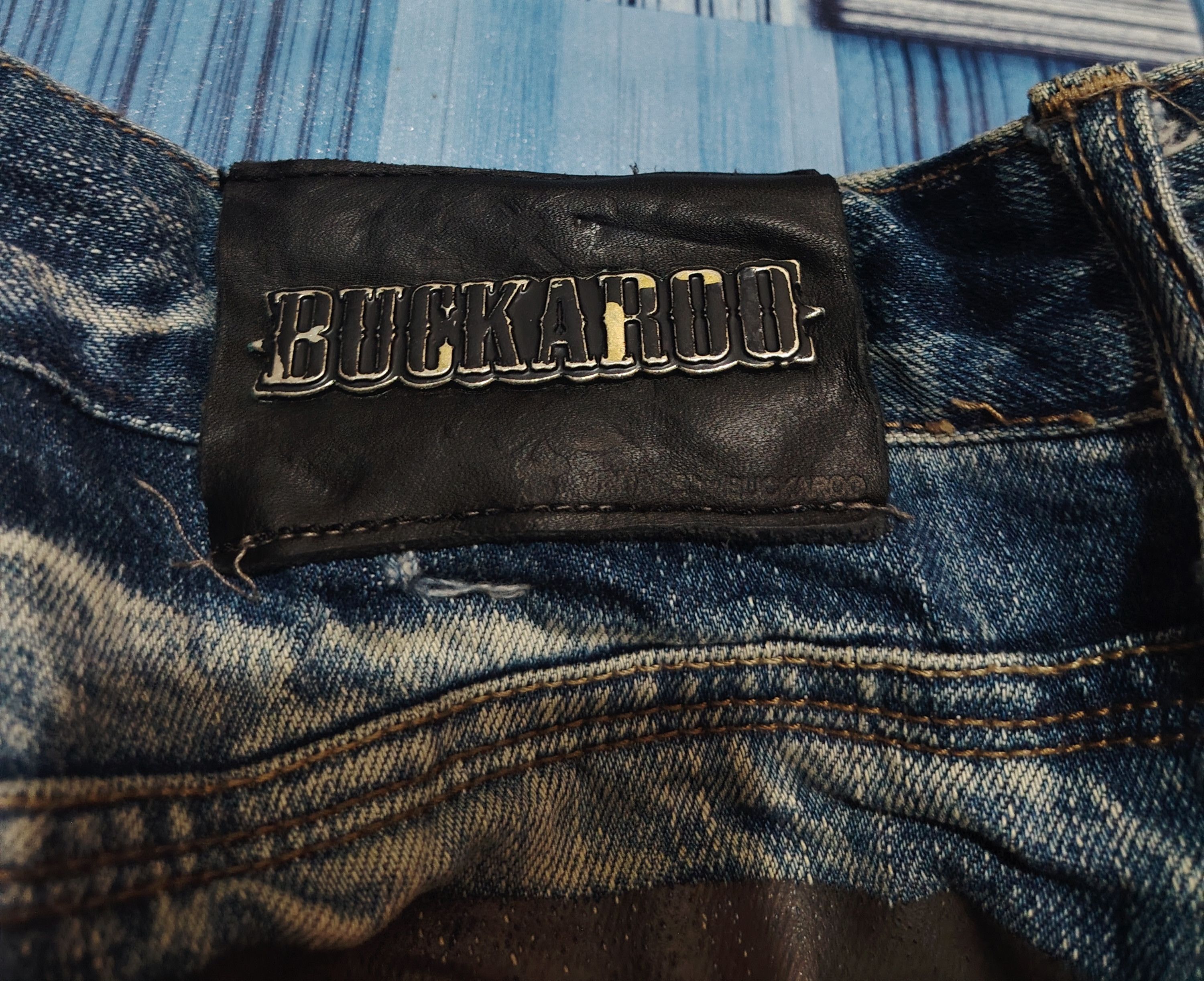 Kapital Japanese Buckaroo Jeans Distressed Denim Size US 32 / EU 48 - 17 Thumbnail