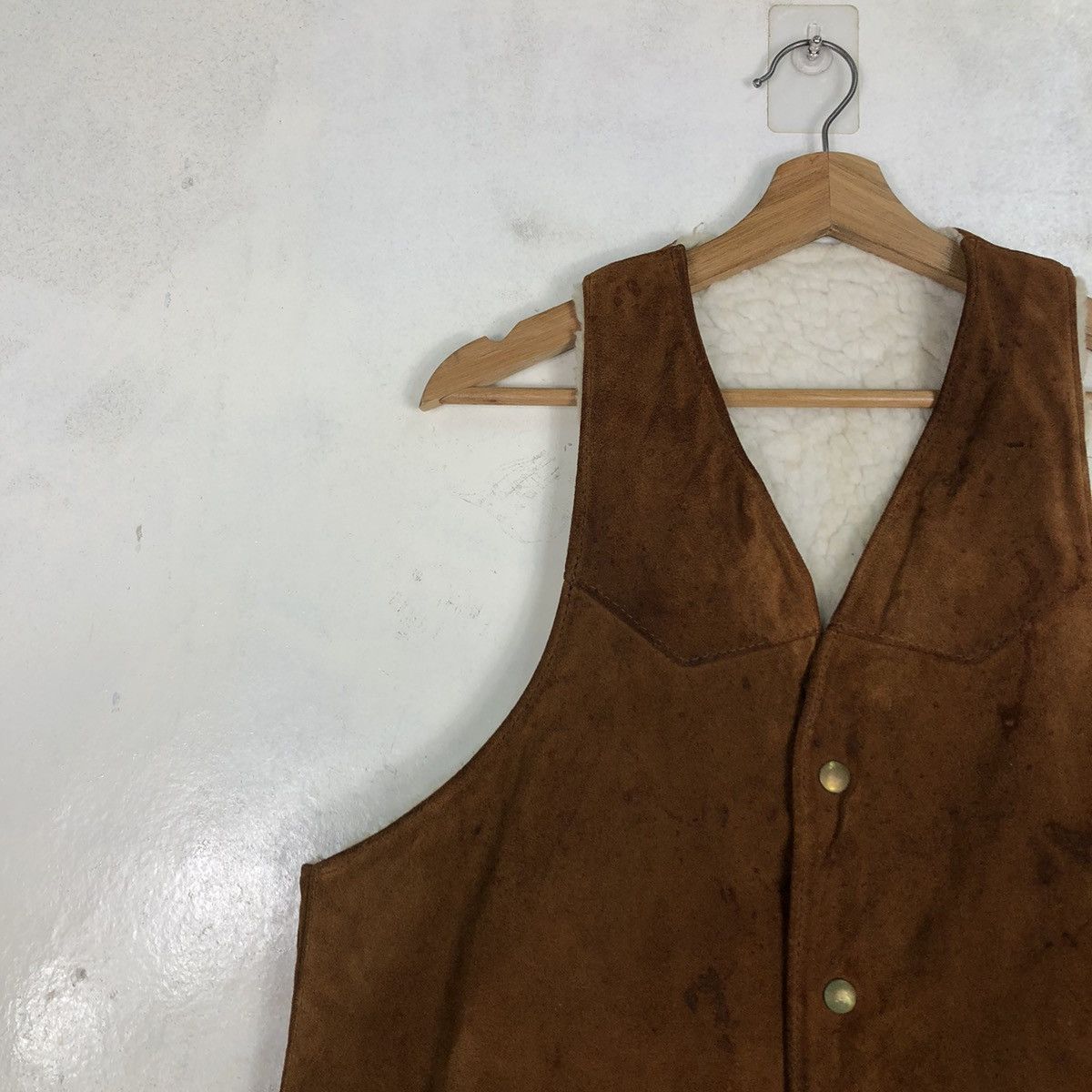 Genuine Leather 🔥Vintage Genuine Leather Vest Jacket Japan Size US M / EU 48-50 / 2 - 9 Thumbnail
