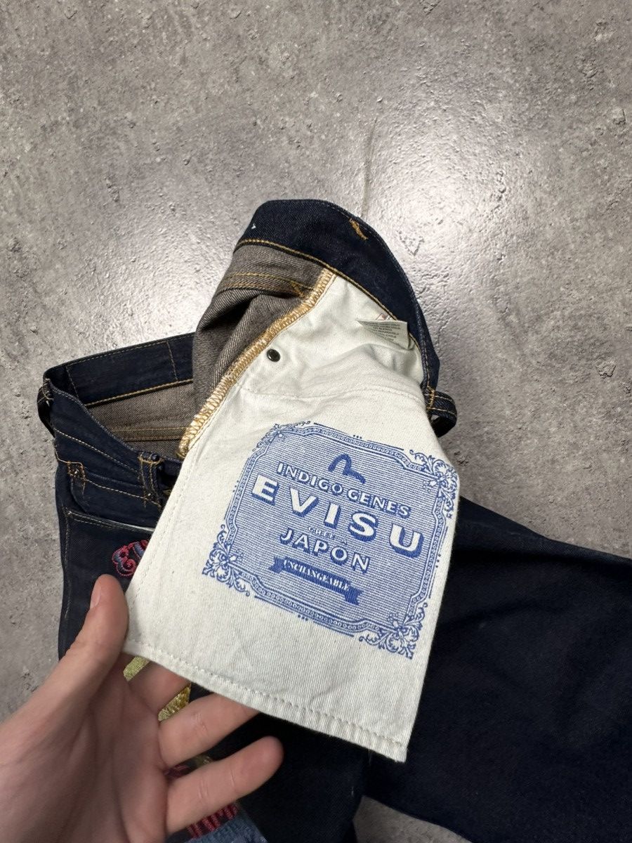Evisu × Vintage Evisu blue navy half myde umi yama hawai vulcan Size US 36 / EU 52 - 11 Thumbnail