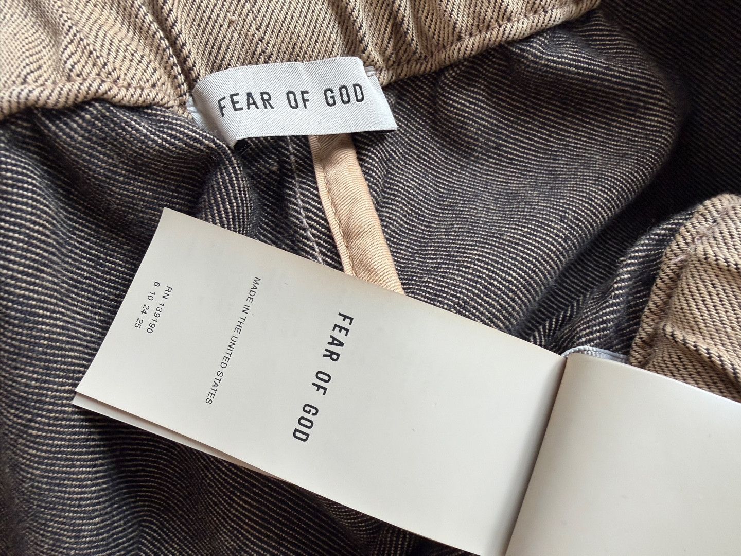 Fear of God 8th Denim Stripe Forum Pants Eternal 6th 7th FOG Zegna Size US 30 / EU 46 - 3 Thumbnail
