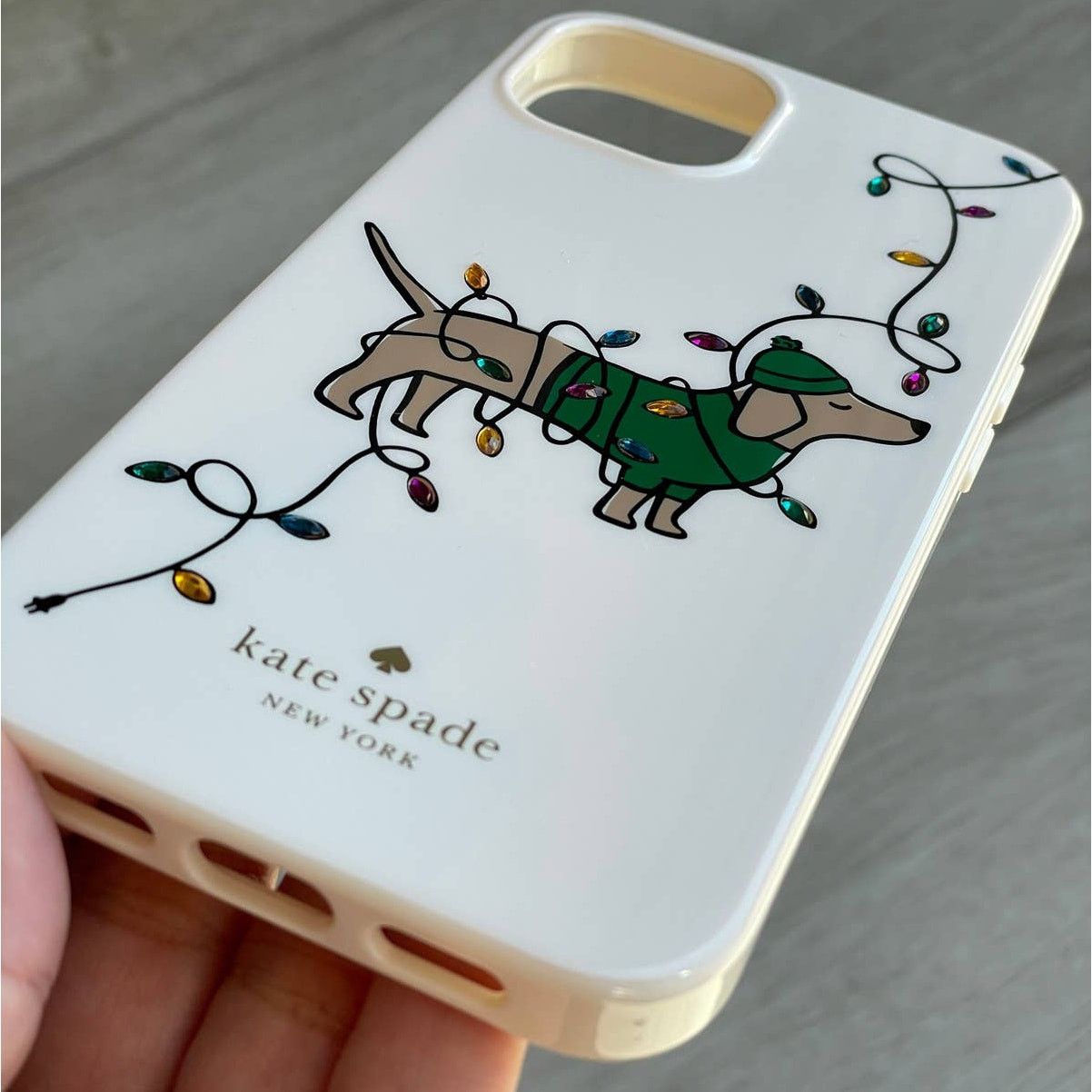 Kate Spade Kate Spade Dog Holiday Lights iPhone 13 PRO iPhone case Size ONE SIZE - 7 Thumbnail
