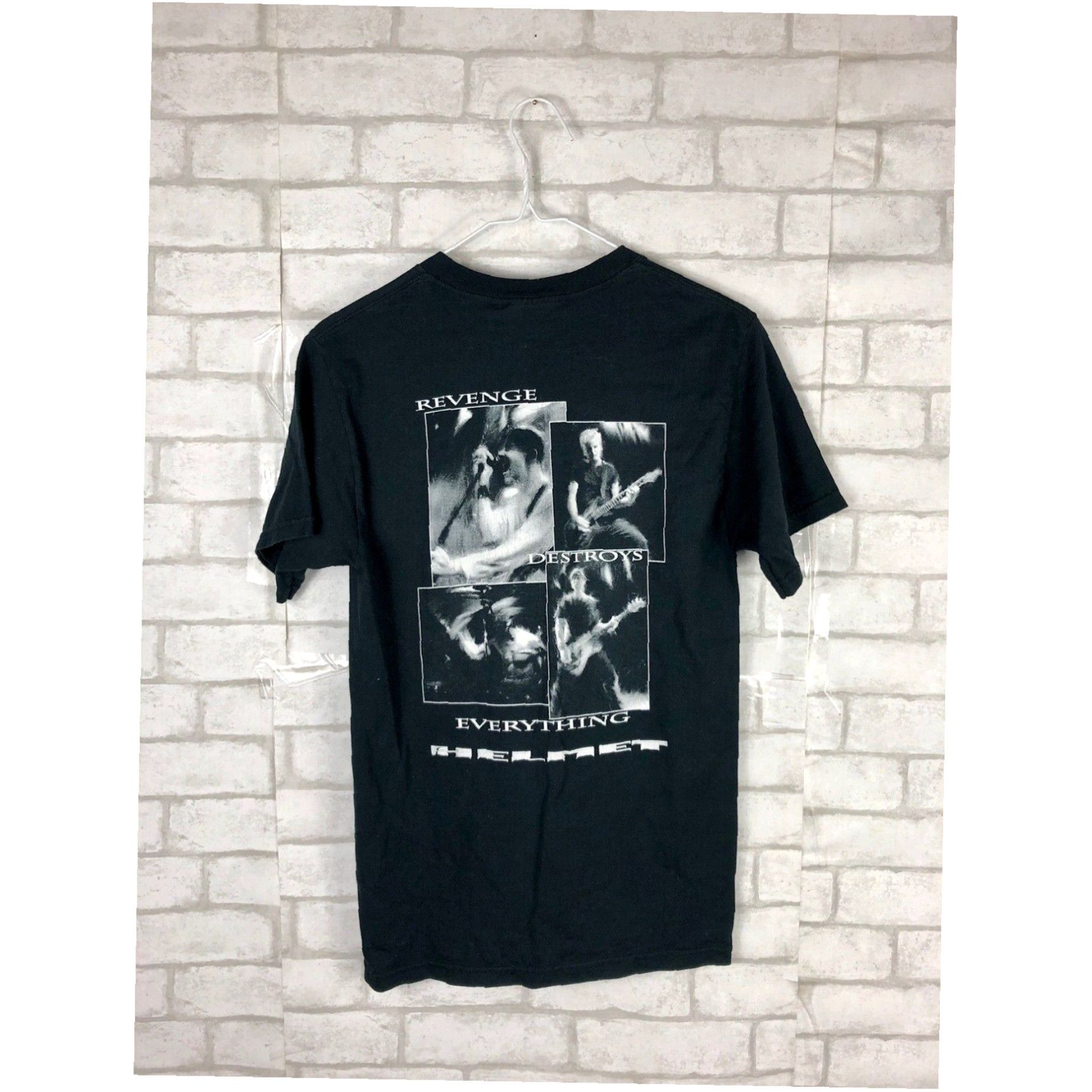 Fruit Of The Loom Vtg Helmet 90s Revenge Destorys everything Tour Metal Band T-Shirts size small Size US S / EU 44-46 / 1 - 3 Thumbnail