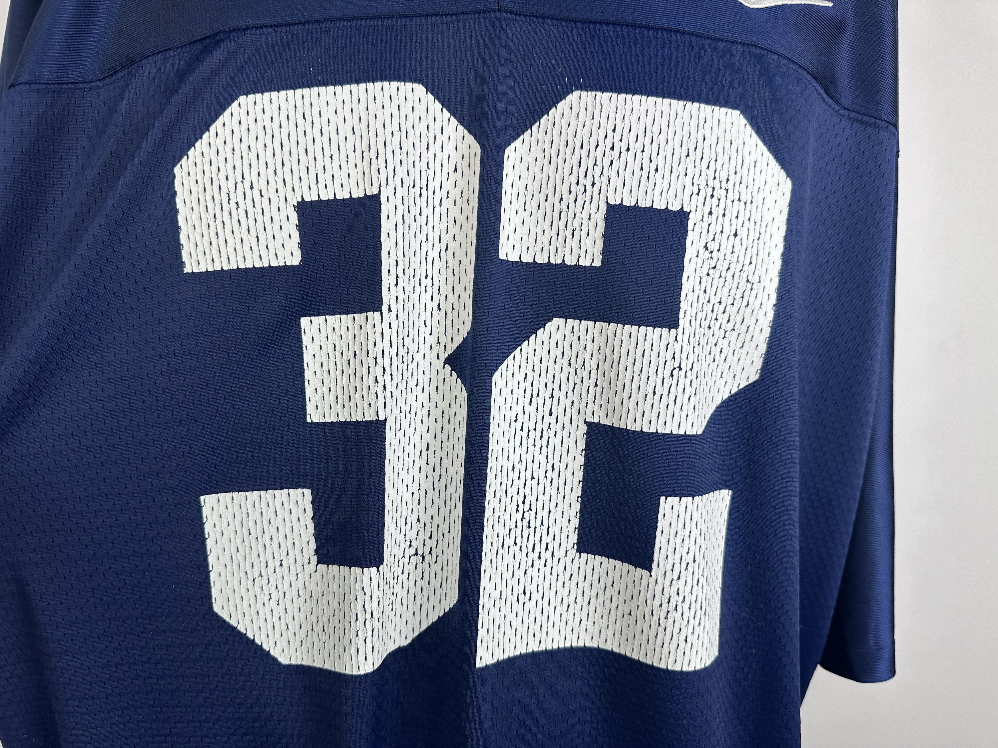 NFL × Nike × Vintage VINTAGE NIKE NFL JERSEY BLUE #32 MADE IN USA MEN SIZE XL Size US XL / EU 56 / 4 - 4 Thumbnail