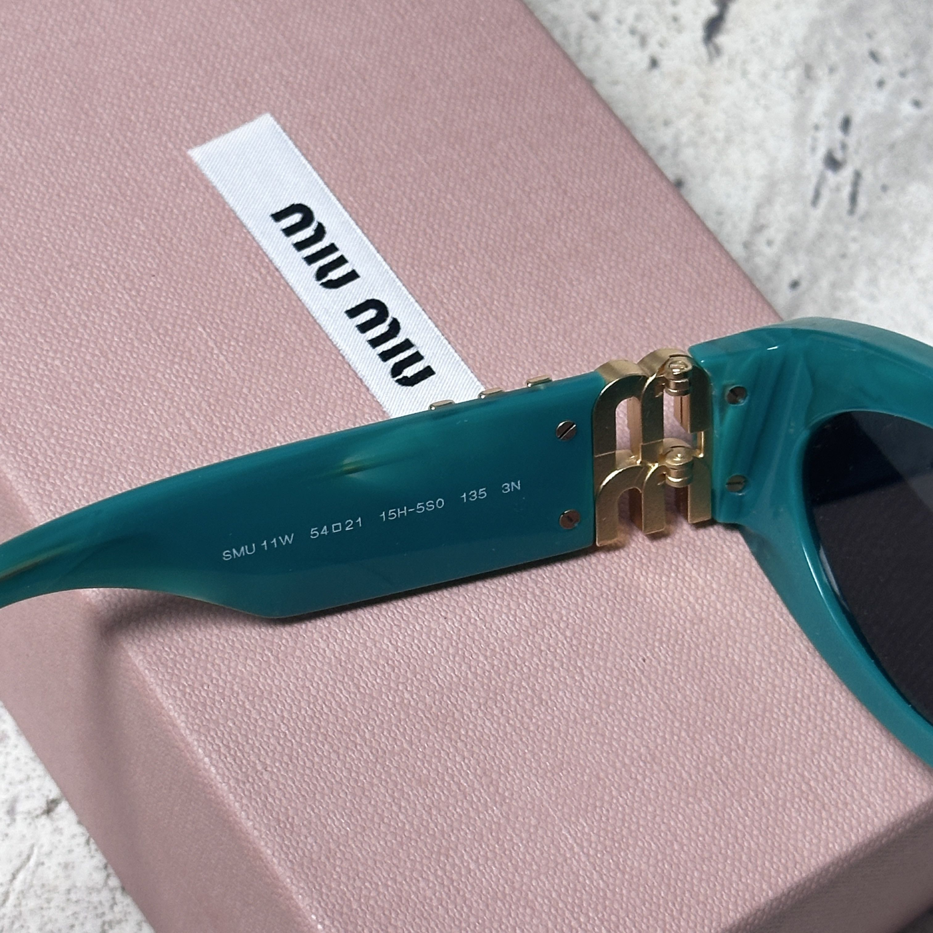 Miu Miu MIU MIU 0MU 11WS 1AB5S0 SUNGLASSES Size ONE SIZE - 5 Thumbnail