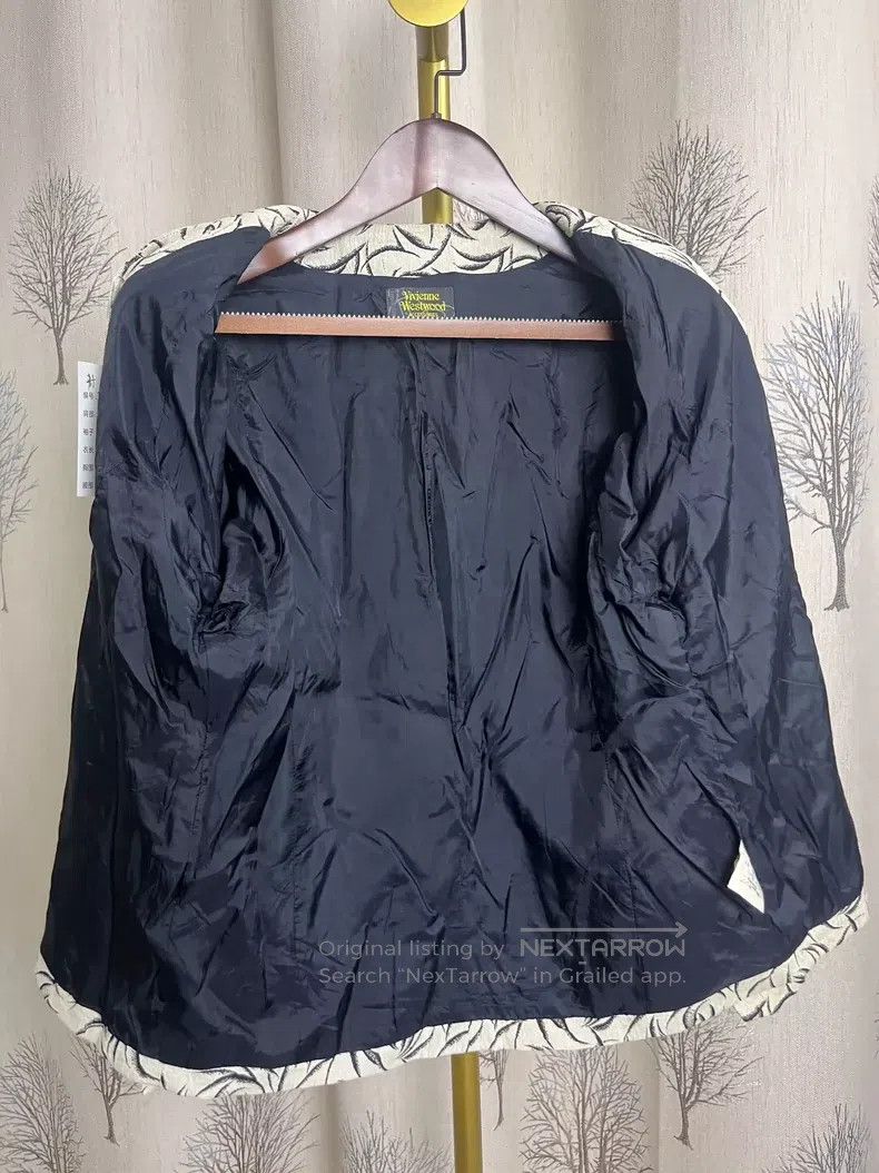 Vivienne Westwood Vivienne Westwood Black and White Rose Printed Jacket Size M / US 6-8 / IT 42-44 - 3 Thumbnail