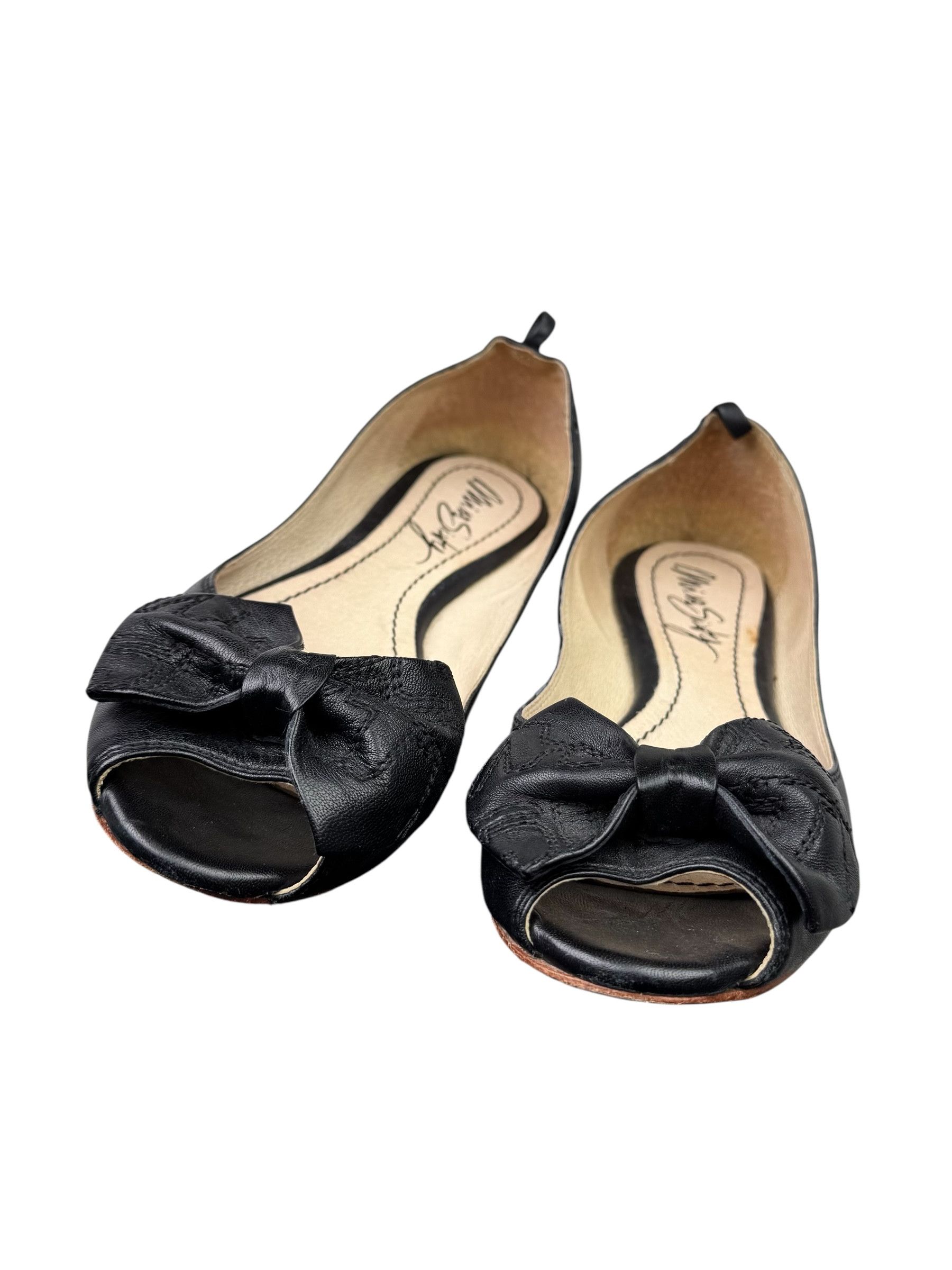 Miss Sixty Miss Sixty Vintage Leather Ballets (D10) Size US 8 / IT 38 - 6 Thumbnail