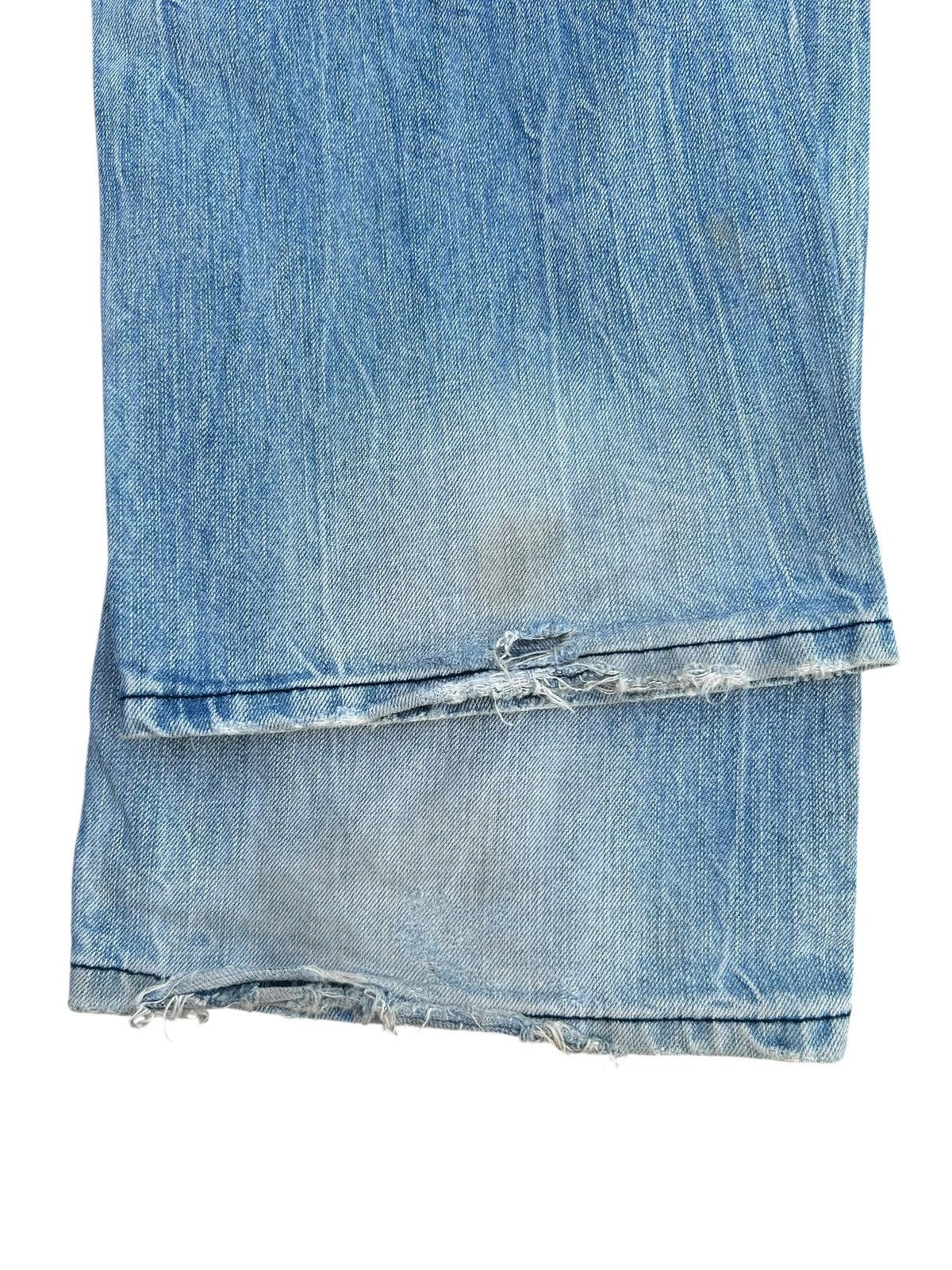 Kapital Red Pepper Japan Studded Snake Skin pocket Distressed Denim Size US 34 / EU 50 - 19 Thumbnail