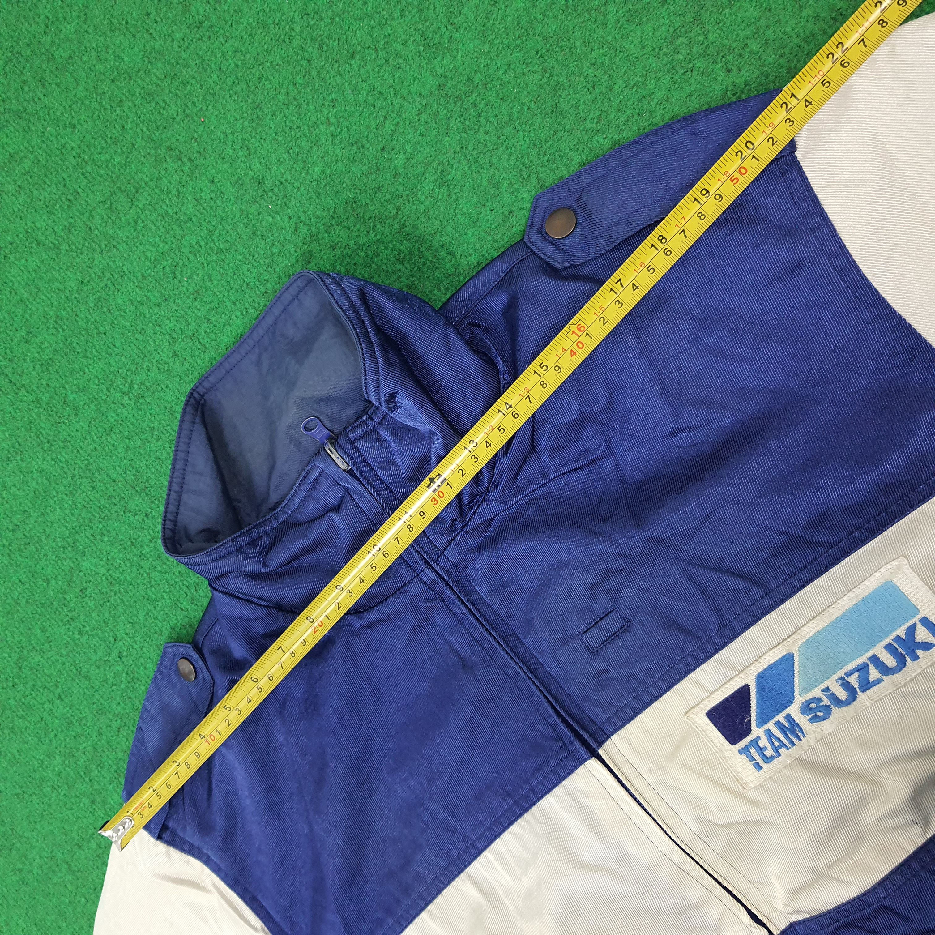 Japanese Brand Vintage 90s Team Suzuki Japan Reversible Jacket C269N10 Size US L / EU 52-54 / 3 - 9 Thumbnail
