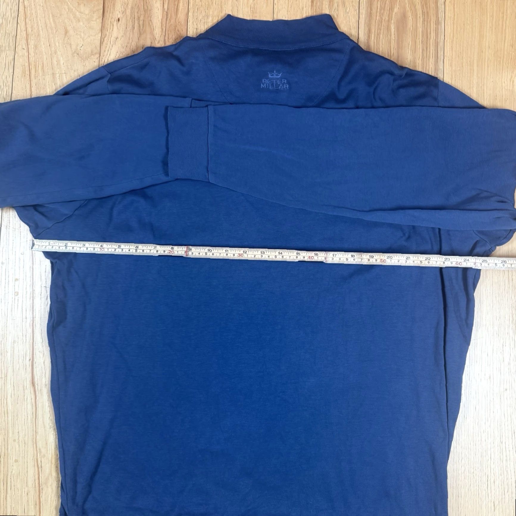 Peter Millar Peter Millar Sweater 1/4 Zip Pullover 2XL Navy Blue Mens Casual Golf Blue Size US XXL / EU 58 / 5 - 5 Thumbnail
