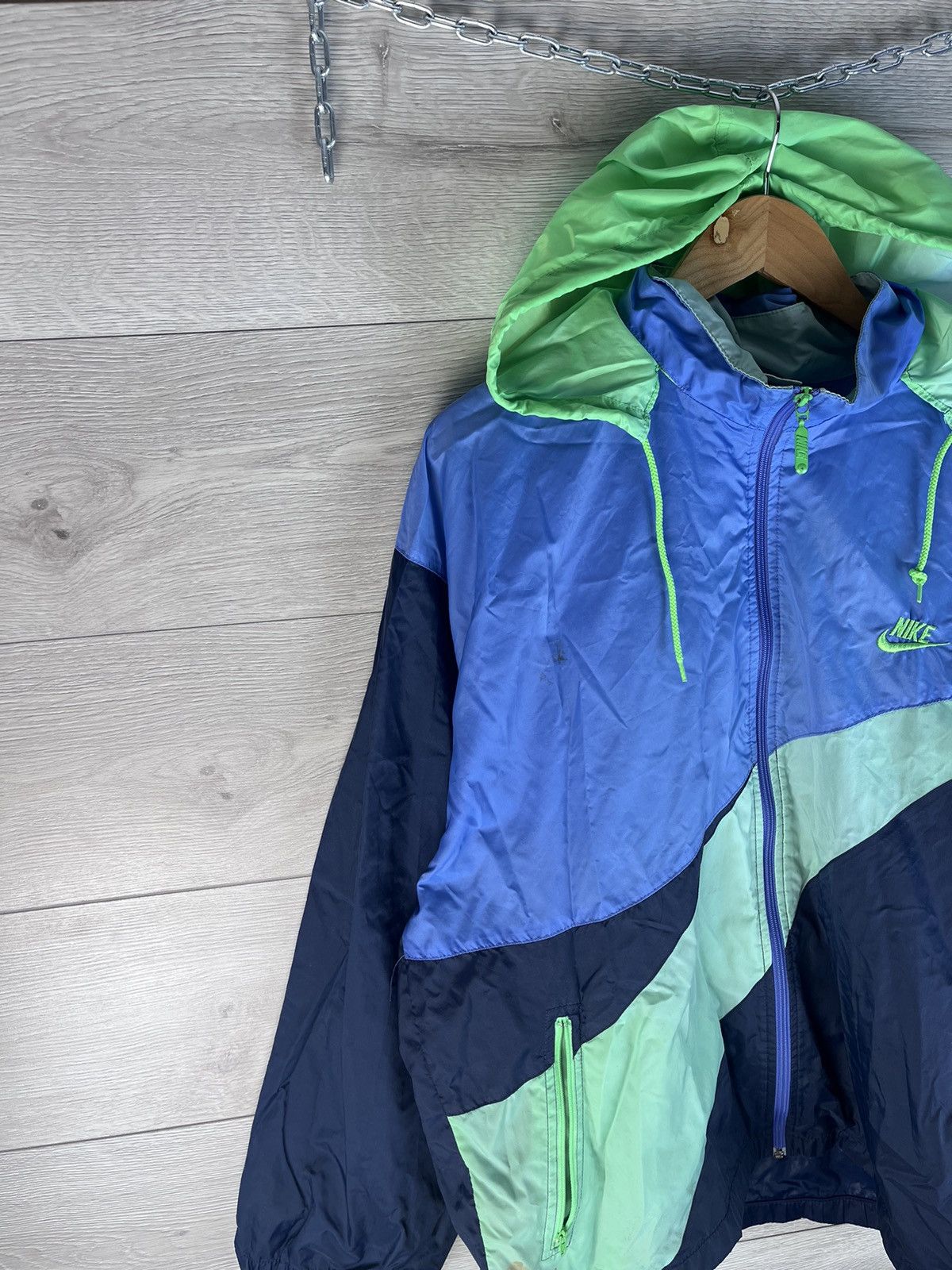 Nike Vintage men's jacket Nike size L made in Thailand y2k 1990s Size US L / EU 52-54 / 3 - 2 Thumbnail