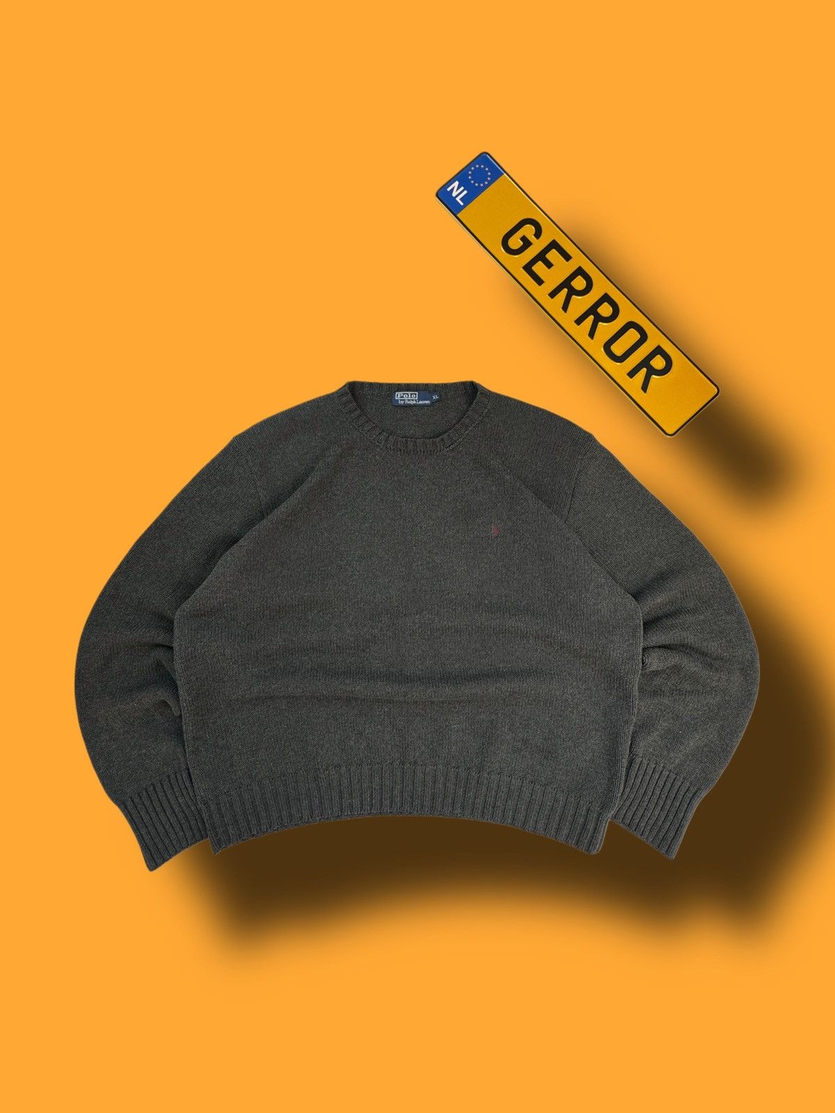 Polo Ralph Lauren × Ralph Lauren × Vintage POLO RALPH LAUREN VINTAGE BASIC LOGO OVERSIZE SWEATER Size US XL / EU 56 / 4 - 1 Thumbnail