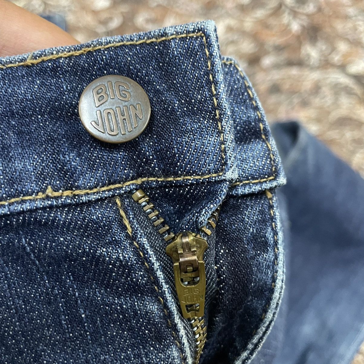 Big John 🔥Vintage Big John Stoned Washed Distress Denim Jeans Size US 29 - 14 Thumbnail
