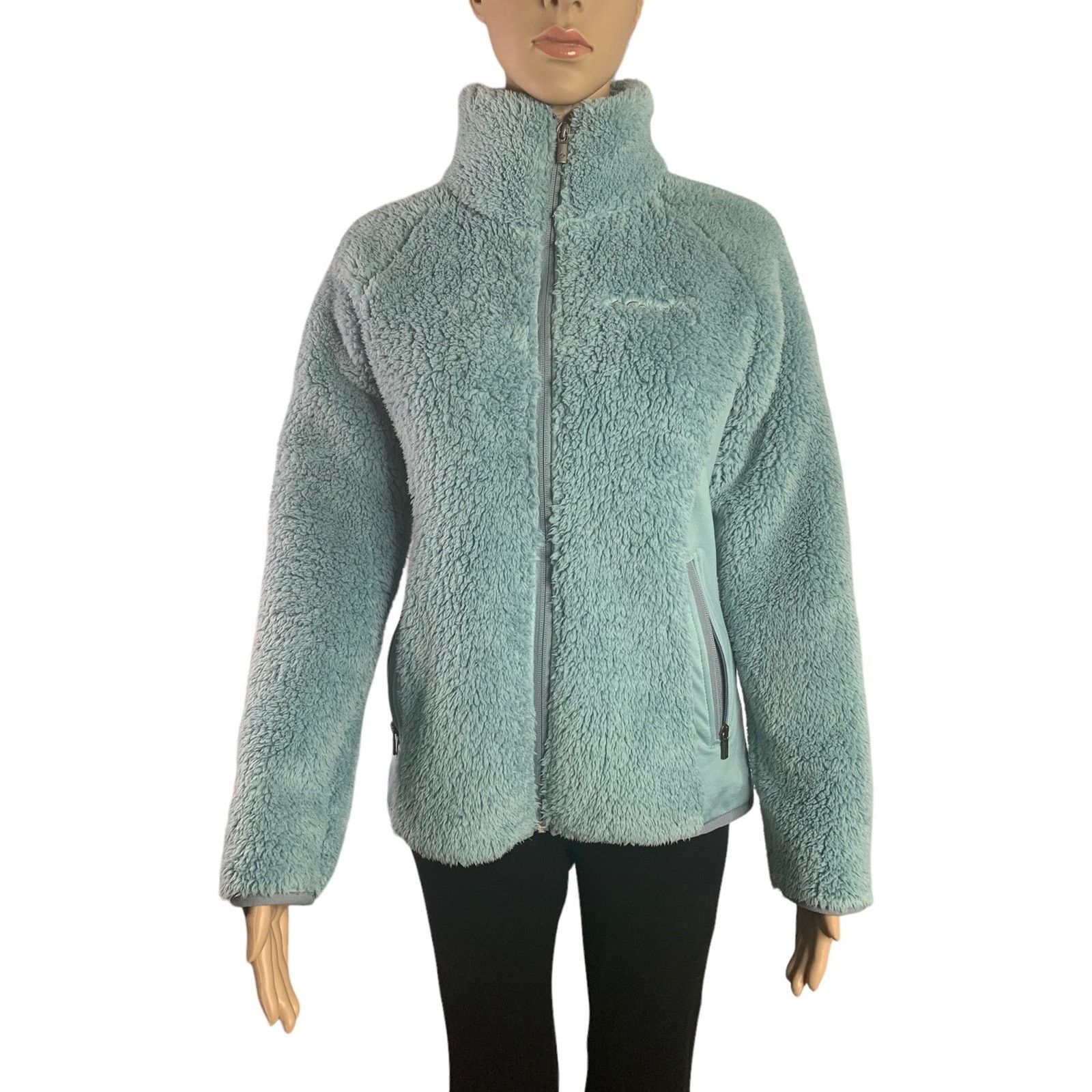 Columbia Columbia Women's S Full Zip Warm Fleece Jacket Zip Pockets Size S / US 4 / IT 40 - 1 Thumbnail