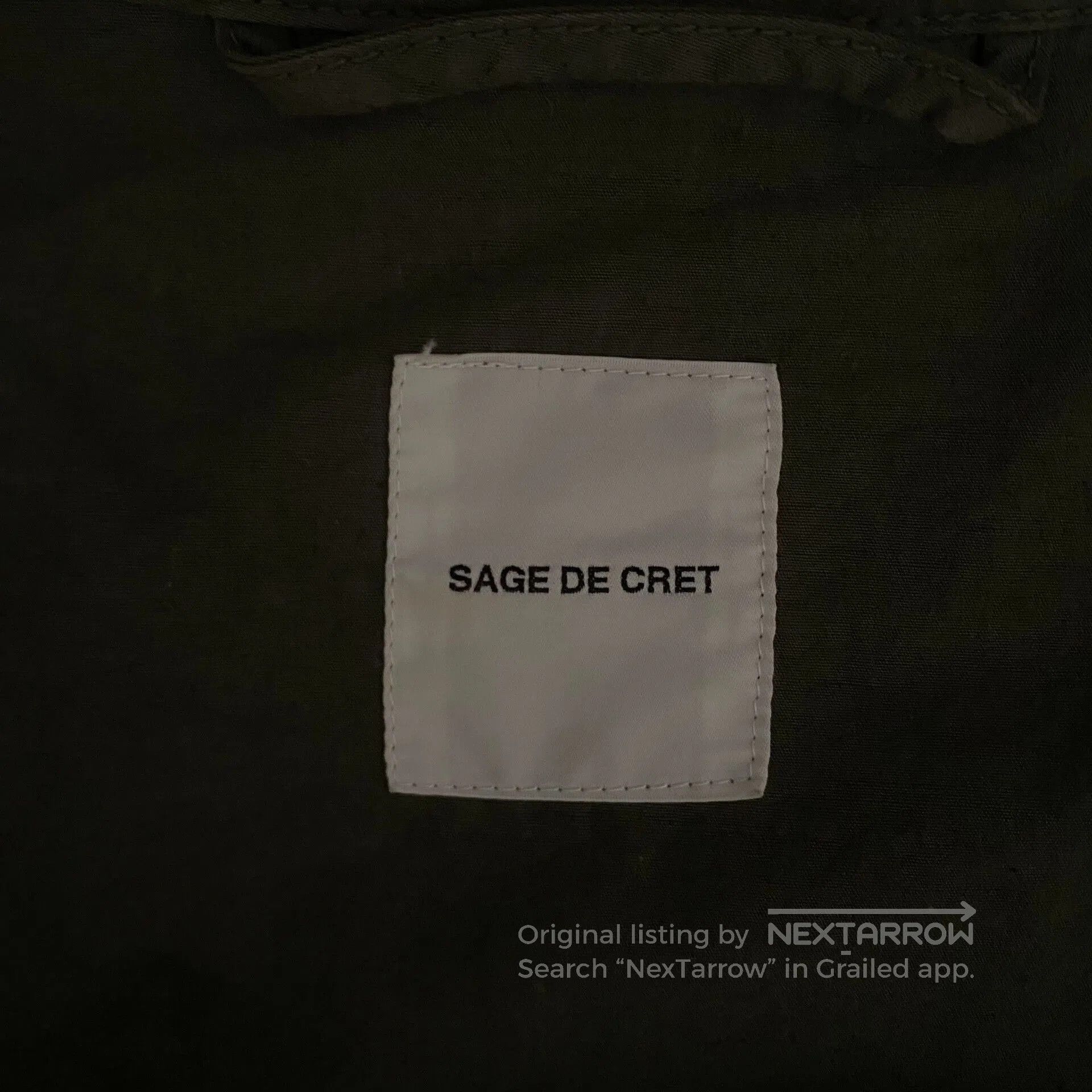 Sage De Cret Sage De Cret Military Green Jacket. Size US L / EU 52-54 / 3 - 7 Thumbnail