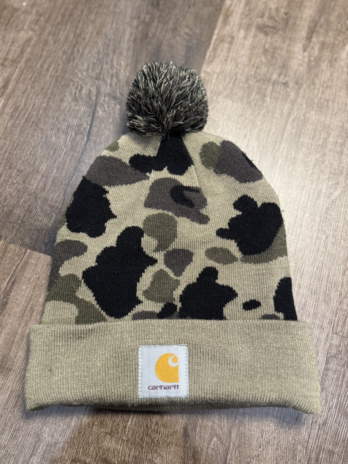 Carhartt Carhartt WIP Camo Duck Beanie Size ONE SIZE - 1 Thumbnail