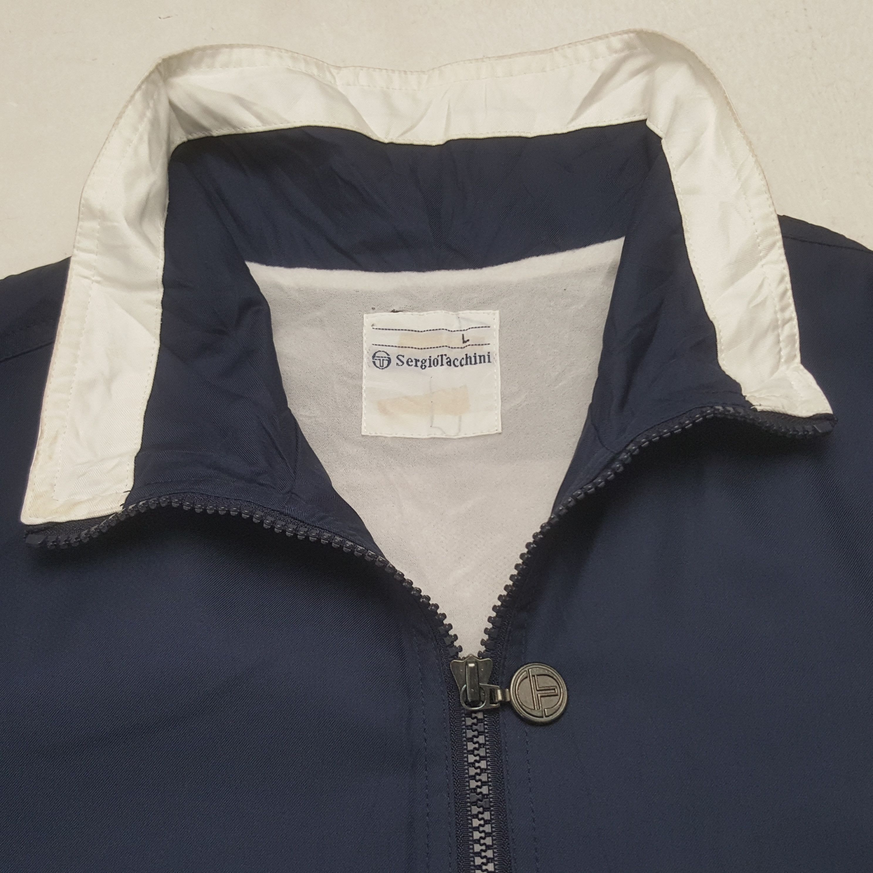 Sergio Tacchini Vintage Sergio Tacchini Windbreaker Jacket Size US L / EU 52-54 / 3 - 5 Thumbnail