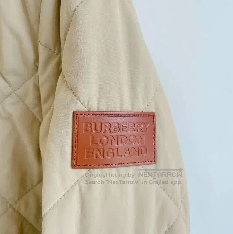 Burberry Burberry Quilted Jacket in Khaki. Size XS / US 0-2 / IT 36-38 - 4 Thumbnail