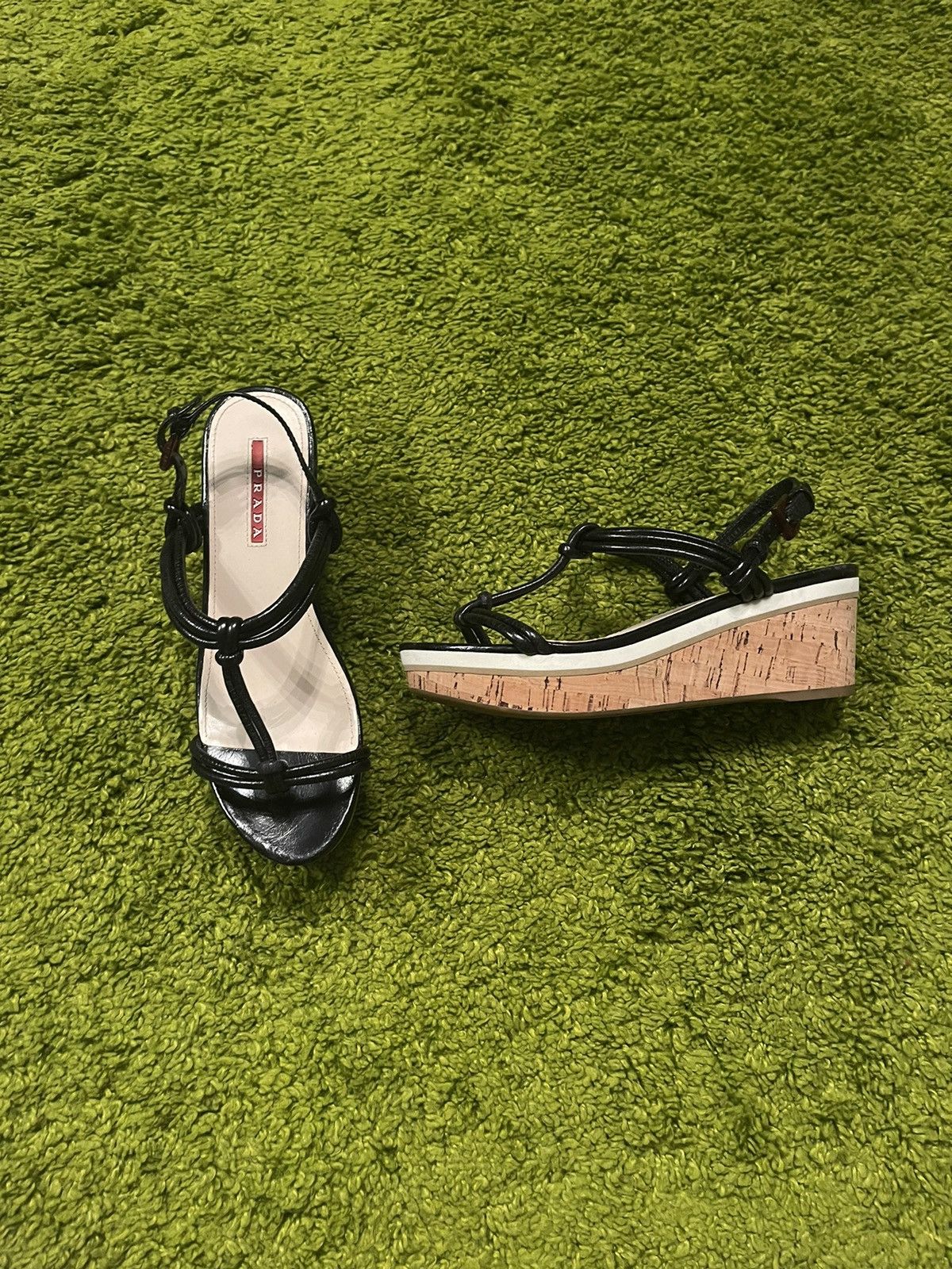 Prada avant Garde platform sandals