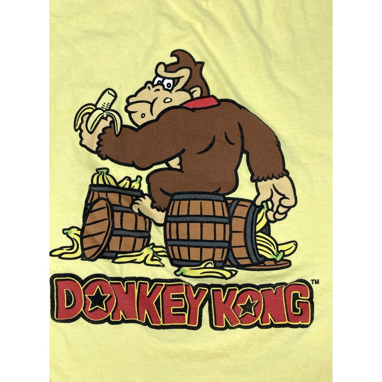 Nintendo VINTAGE Nintendo Donkey Kong Retro Graphic Shirt Men XL Yellow Short Sleeve Size US XL / EU 56 / 4 - 2 Thumbnail