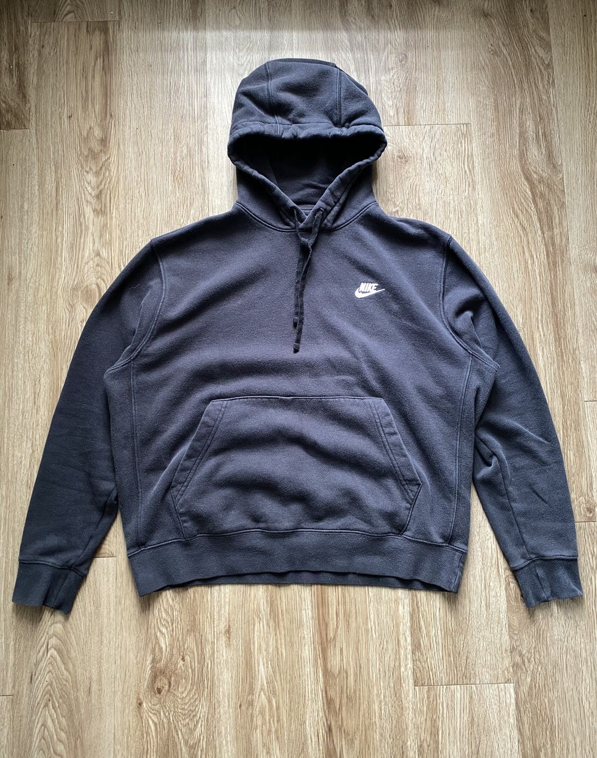 Nike Nike Swoosh Black Hoodie Size US L / EU 52-54 / 3 - 1 Thumbnail