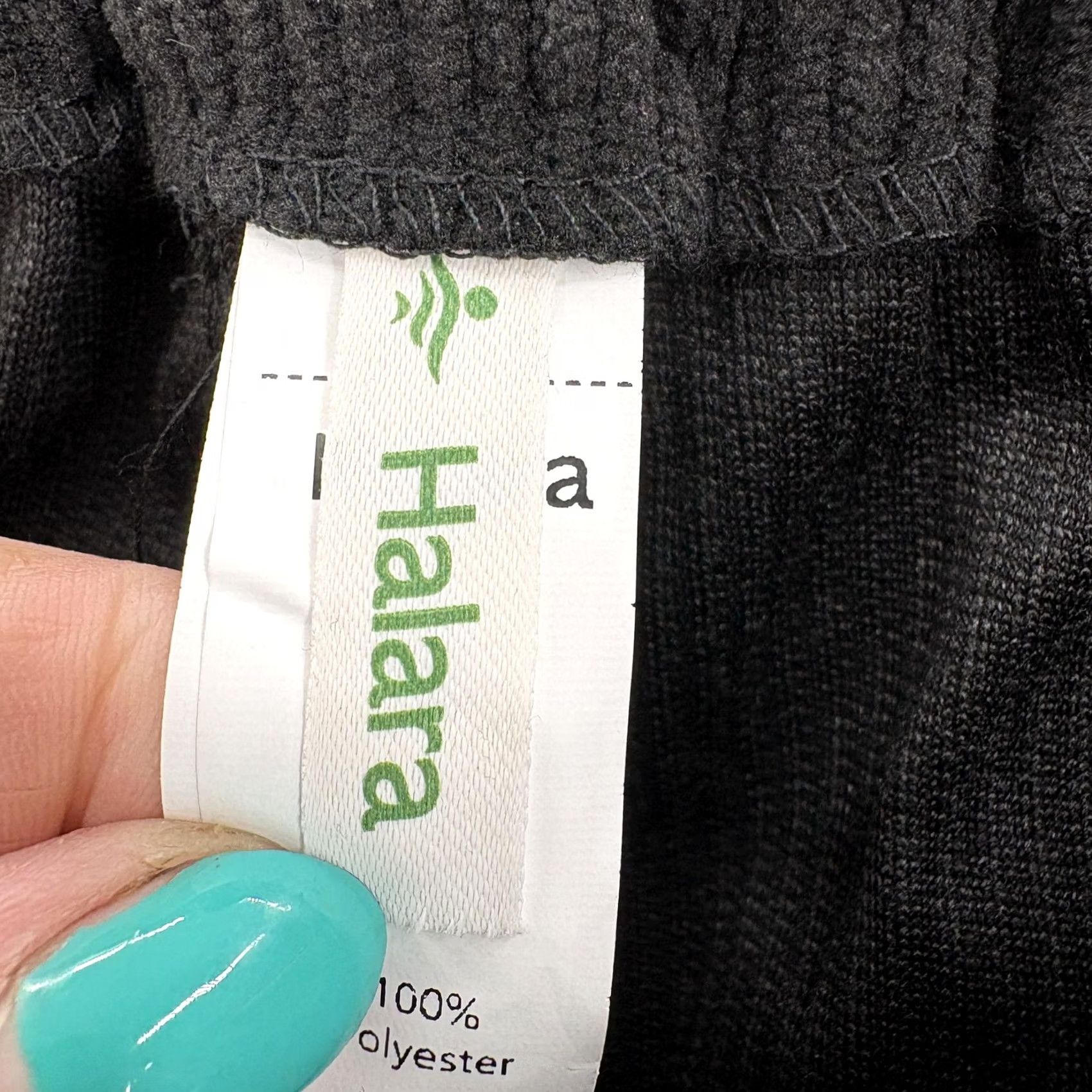 Vintage Halara Corduroy Sweatpants Womens L Tall Black Pleated Elastic Waist Casual Size 36" / US 14 / IT 50 - 4 Thumbnail